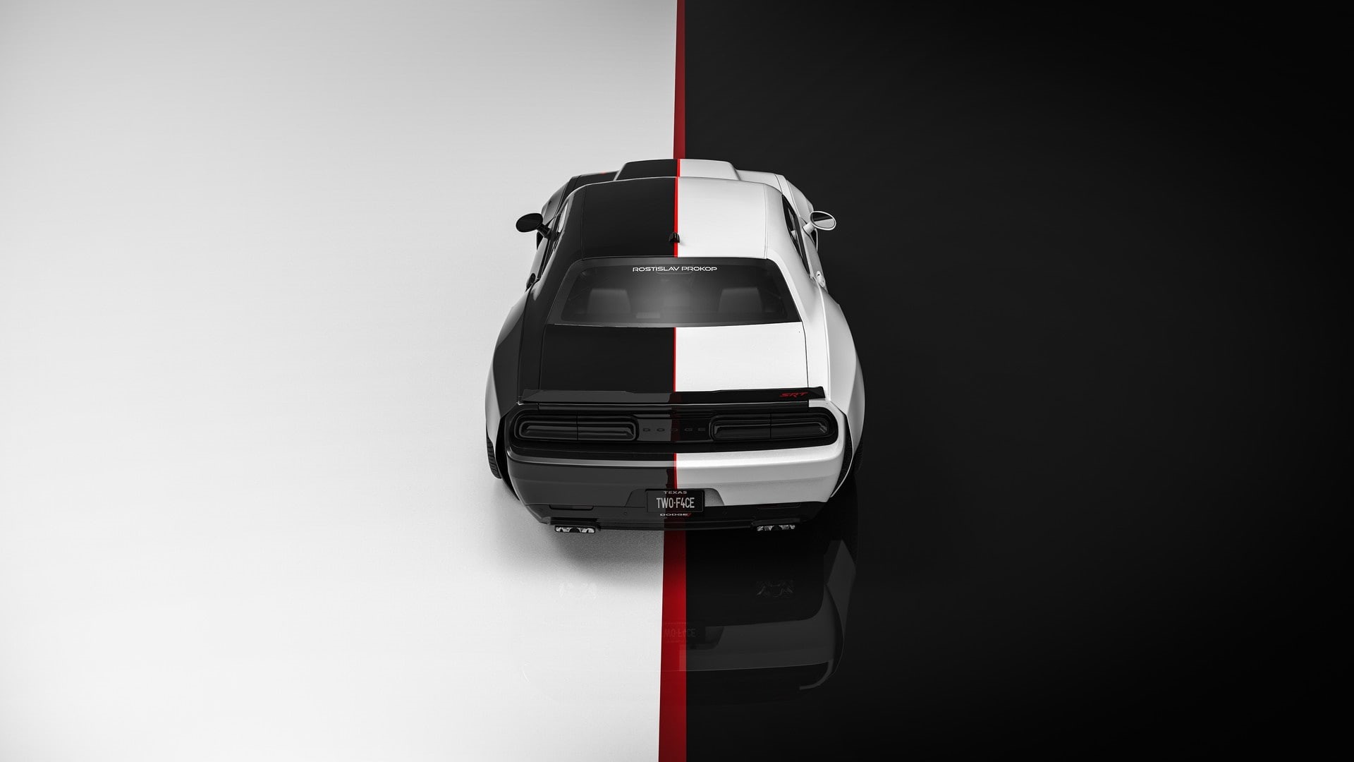 red, Rostislav Prokop, copy space, land vehicle, transportation, 1080P, studio shot, white cars, no people, healthcare and medicine, car, close-up, indoors, HD Wallpaper