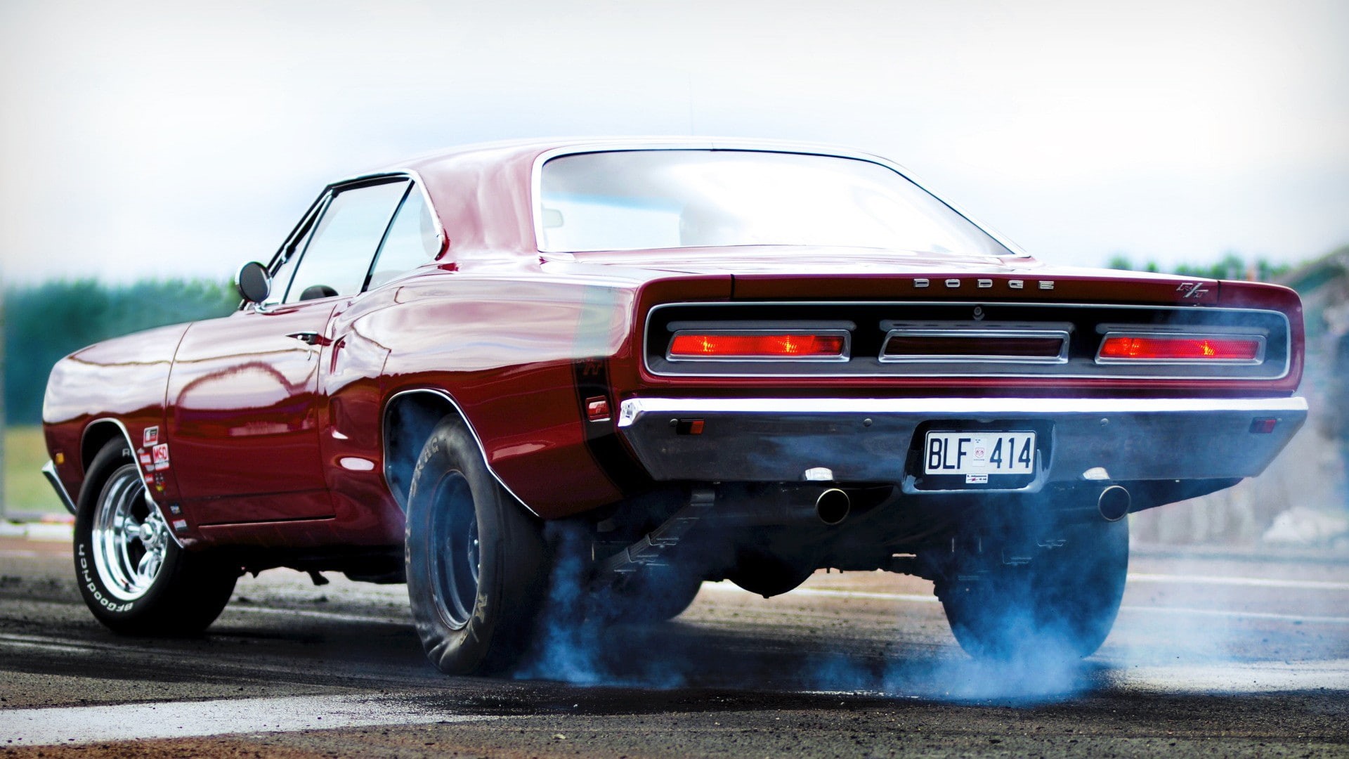 cars, burnout, 1080P, hd, classic, dodge, car, charger, HD Wallpaper