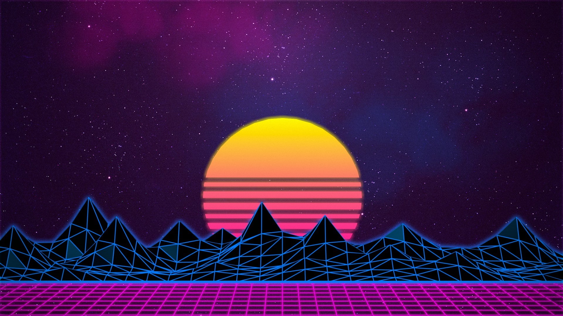 hd, x, retro, new, synthwave, ducati, New Retro Wave, px, motorcycles, art, 1080P, wave, 1920x1080 px, Neon, HD Wallpaper