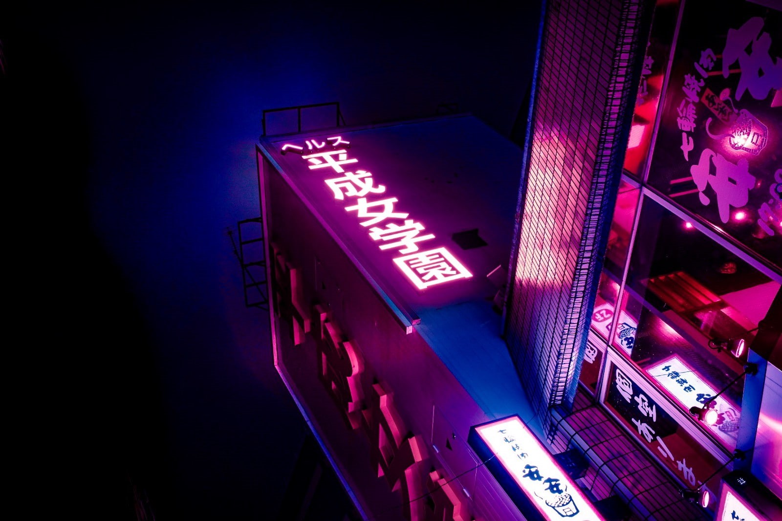 urban, 720P, Tokyo, night, Japan, lights, neon, HD Wallpaper