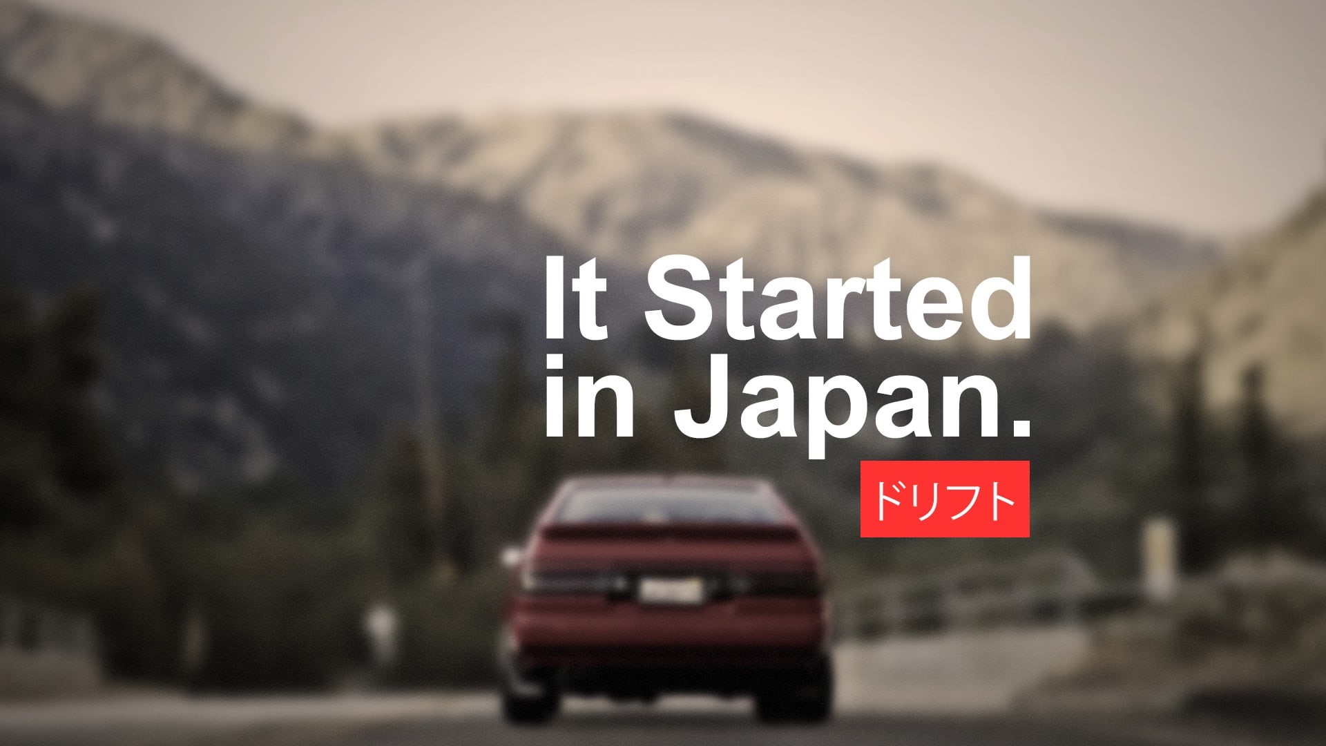 mountain, focus on foreground, city, street, transportation, tuning, text, road, Toyota, vehicle, It Started in Japan, nature, import, no people, motor vehicle, HD Wallpaper