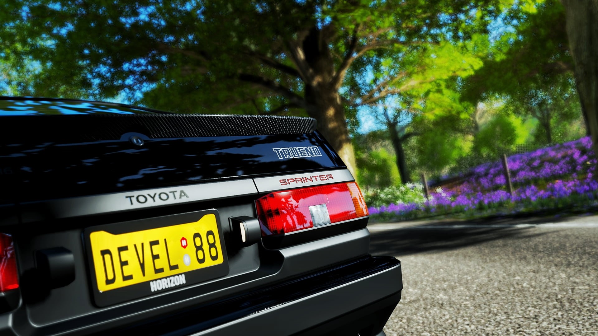 Toyota, car, Forza Horizon 4, 1080P, Toyota Trueno, video games, toyota sprinter trueno gt-apex, HD Wallpaper