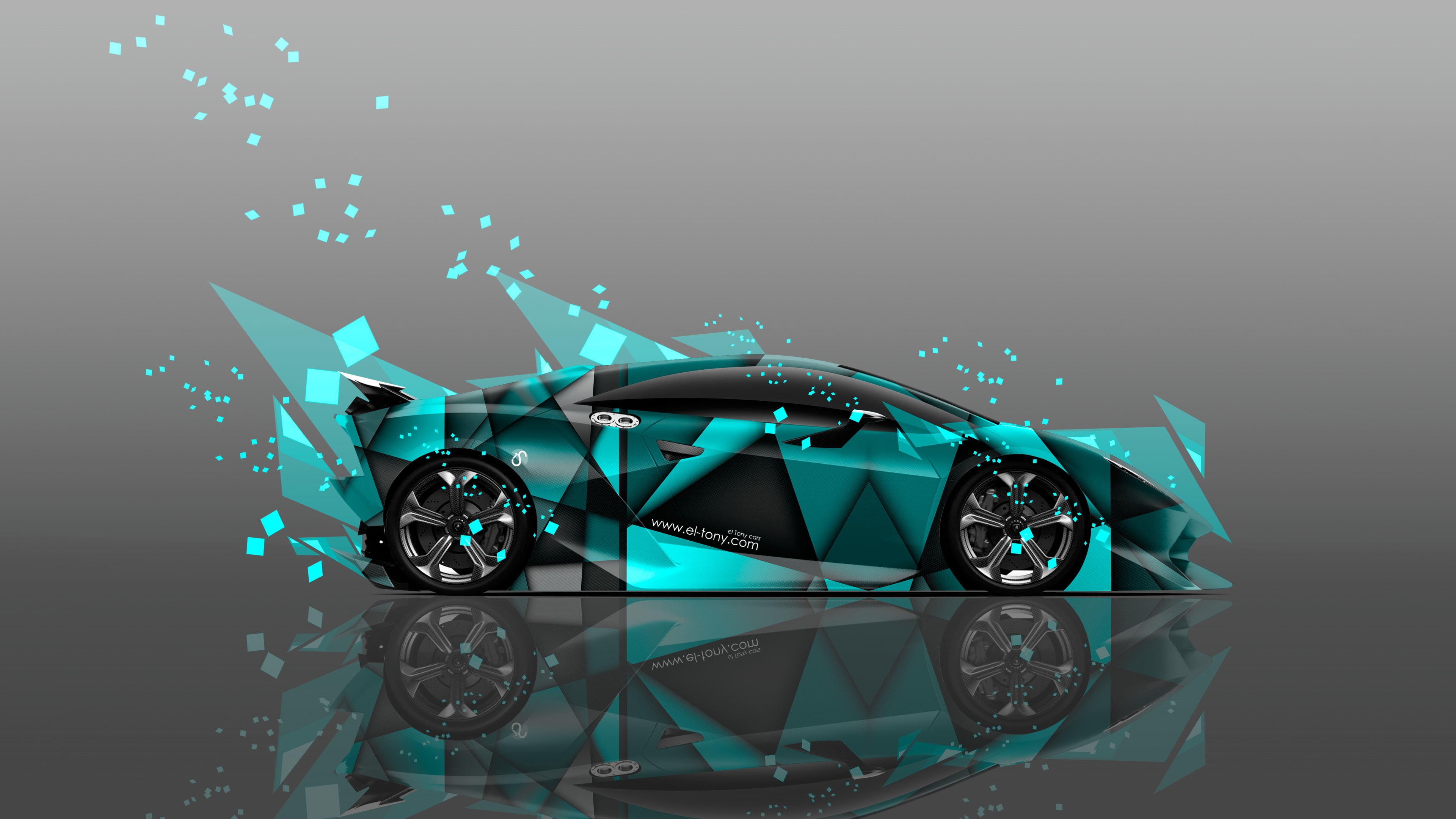 illustration, Colors, Photoshop, Car, diamond - gemstone, illuminated, modern, shiny, computer Graphic, camera film, Color, close-up, Fragments, wire Frame, HD Wallpaper