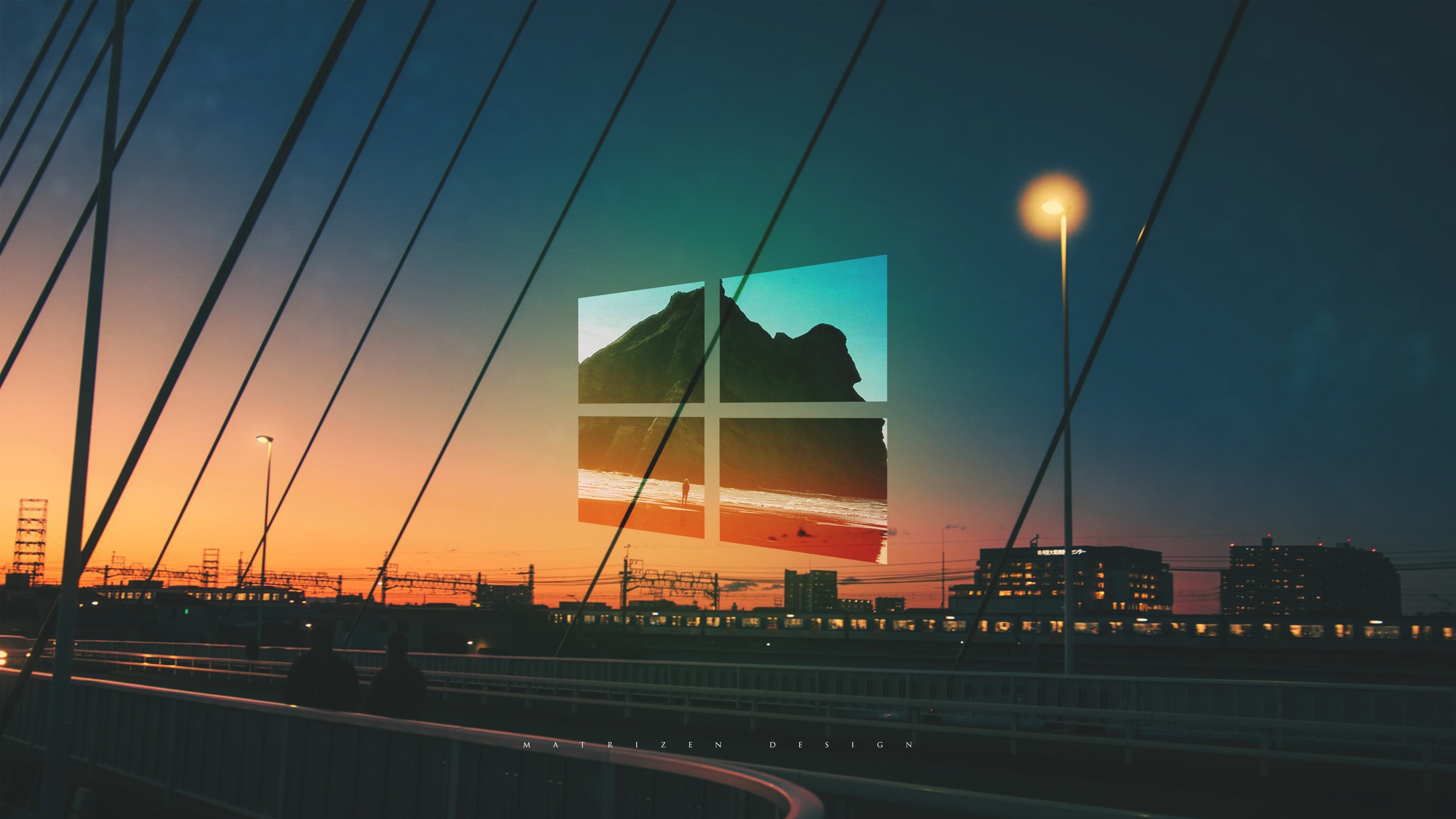 car, architecture, city, sky, road, flag, digital art, nature, cityscape, building exterior, built structure, 4K, mode of transportation, 2D, street, no people, HD Wallpaper