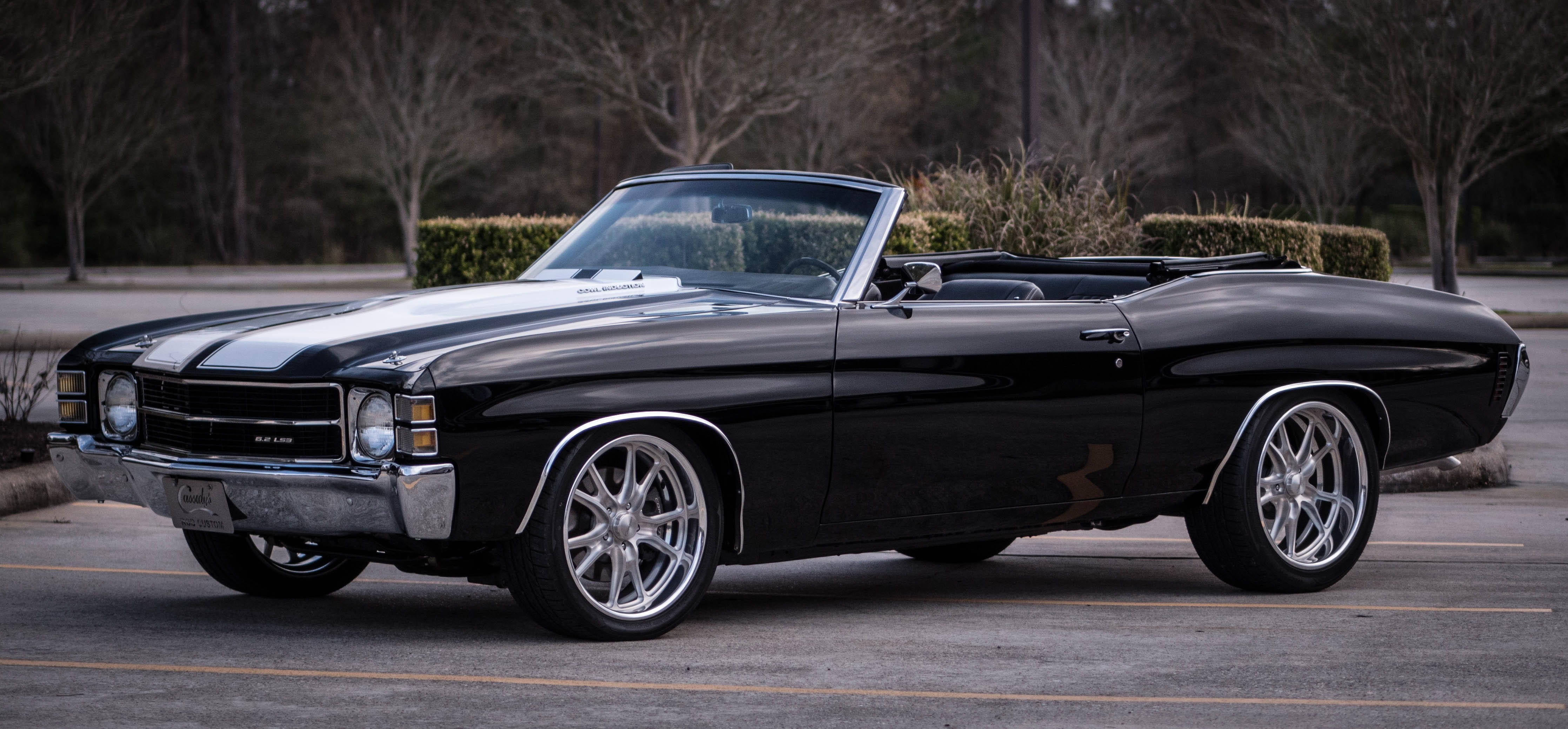 auto, retro styled, nature, side view, outdoors, motor vehicle, transportation, old, coupe, journey, dark, day, mode of transportation, gray, city, convertible, HD Wallpaper