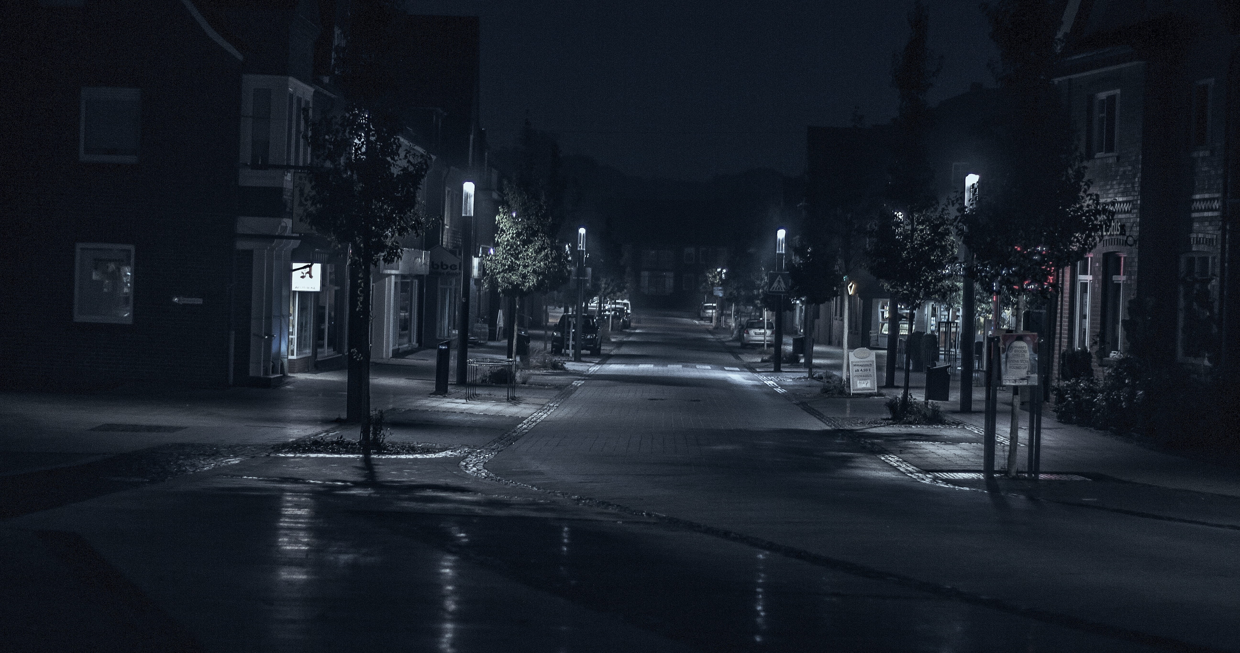 lights, car, motor vehicle, buildings, dark, illuminated, lighting equipment, transportation system, city street, rain, architecture, city life, evening, HD Wallpaper