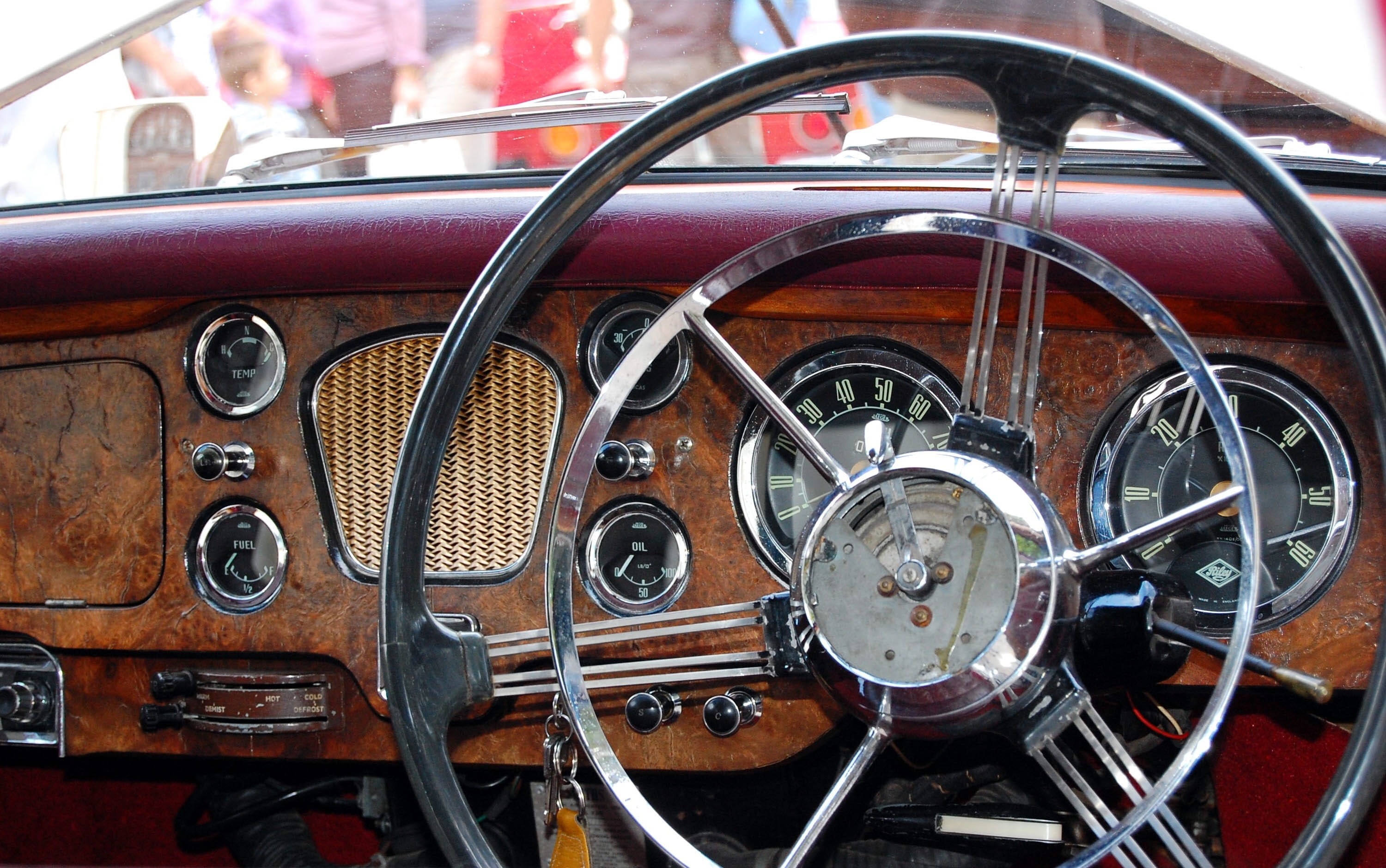 land vehicle, style, symbol, speedometer, Car, no people, motor vehicle, Vintage, auto, road, wheel, machine, vehicle interior, control panel, Old, classic, HD Wallpaper