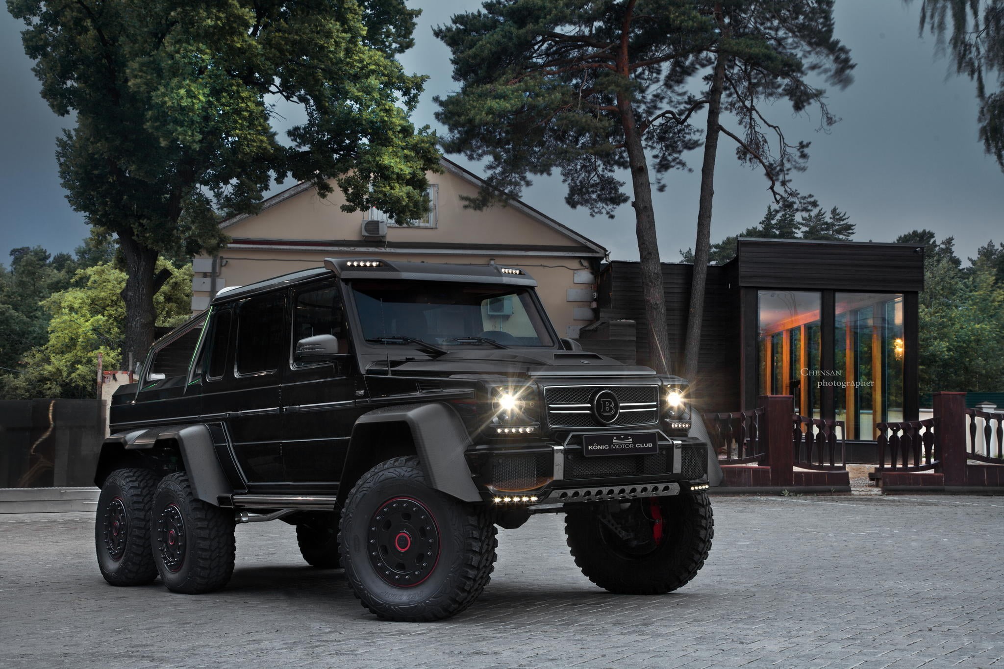 class, g, benz, tree, street, mode of Transport, Chensan Photographer, land Vehicle, car, journey, 1080P, G63 AMG, black, city, built structure, sports Utility Vehicle, HD Wallpaper