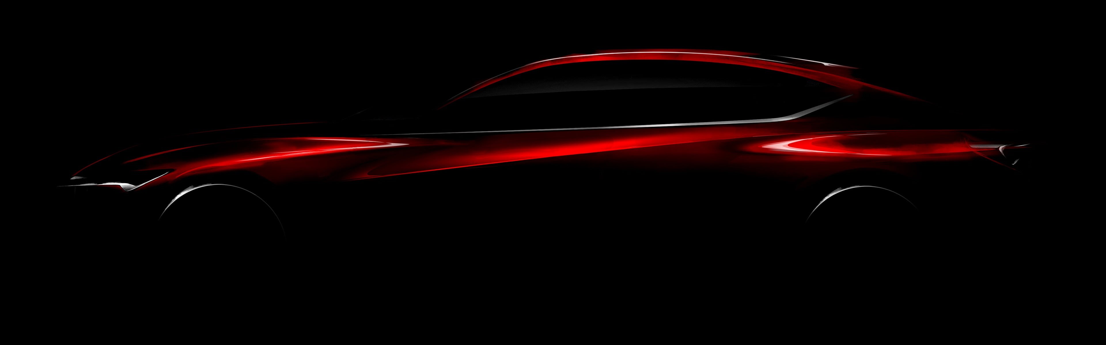 abstract, Acura Precision, red, shiny, indoors, coupe, 4K, no people, copy space, mode of transportation, vehicle, motor vehicle, studio shot, car, simple background, HD Wallpaper