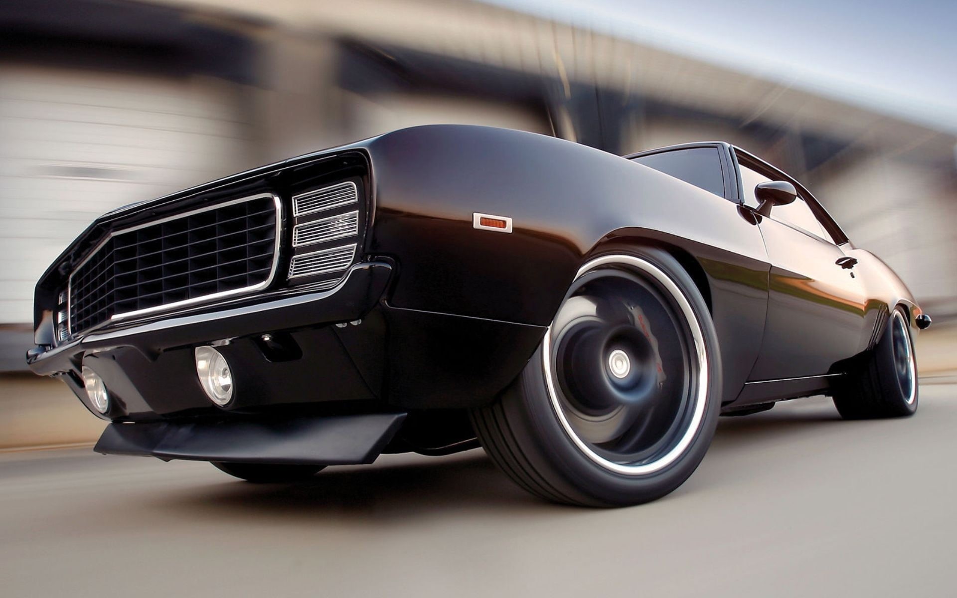 wheel, tire, black, transportation, car, mode of transportation, sports race, sports car, retro styled, vintage car, land vehicle, motor vehicle, Camaro, HD Wallpaper