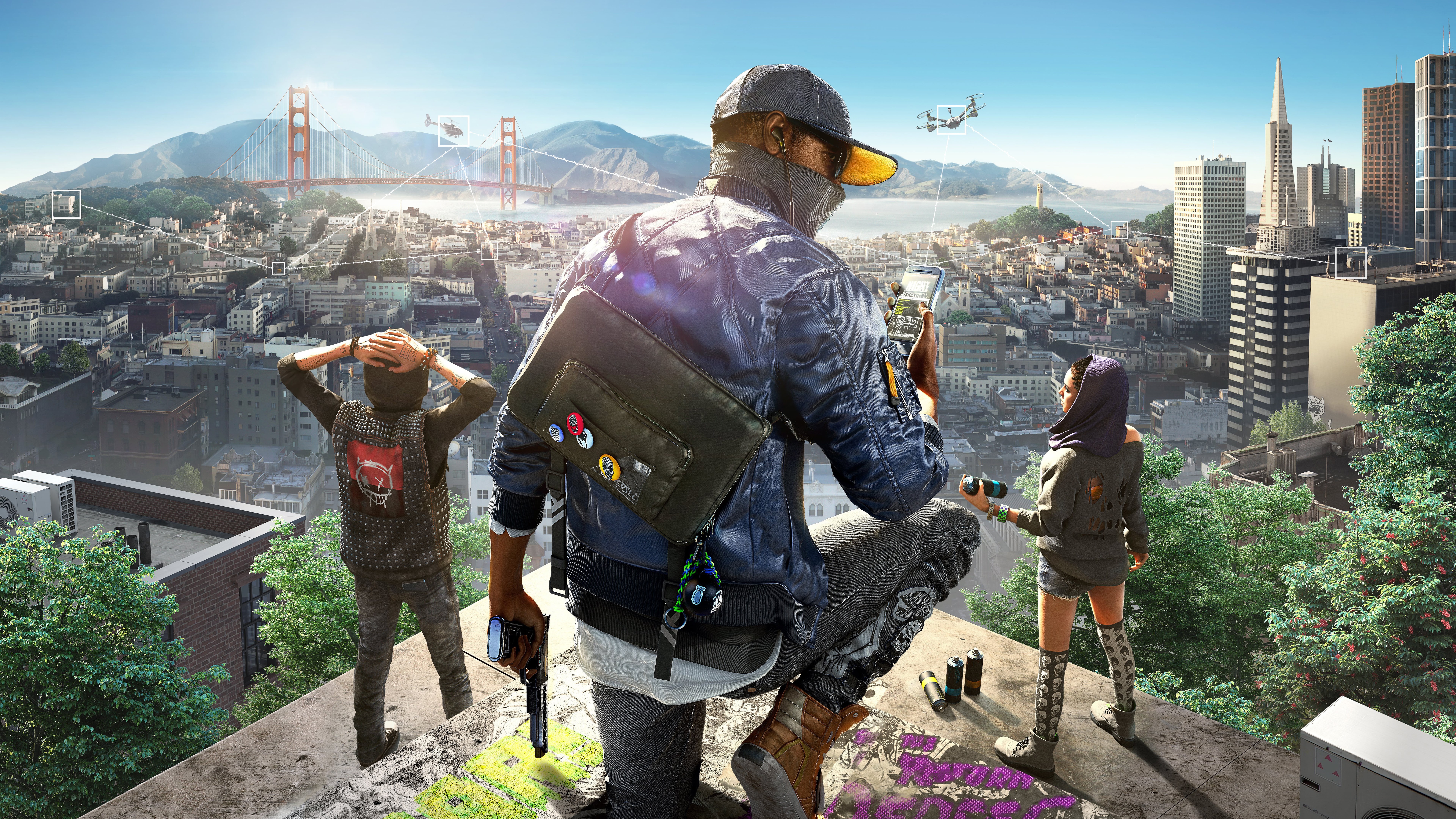 4K, 8K, 8K, Watch Dogs 2, HD Wallpaper