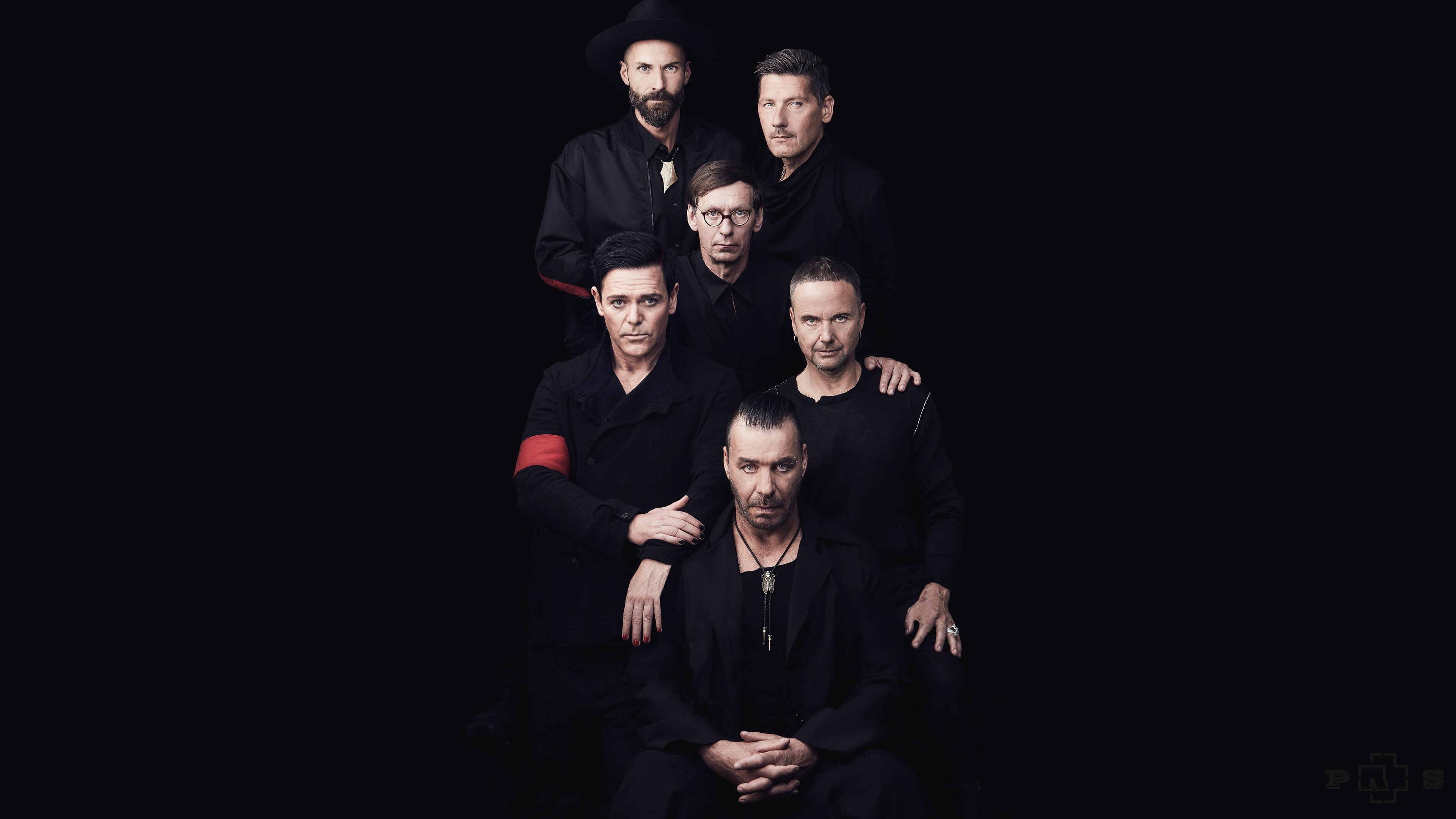Till Lindemann, Richard Z. Kruspe, 4K, Oliver " Lars" Riedel, Christopher Schneider, Christoph "Doom" Schneider, Christian "Flake" Lorenz, Rammstein2019, HD Wallpaper