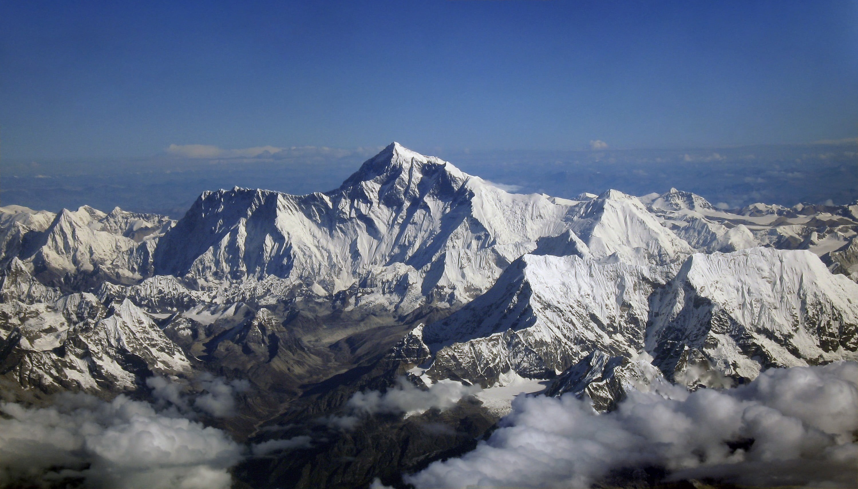 cold temperature, snow, landscape, day, Nepal, tranquil scene, formation, outdoors, snowcapped mountain, sky, scenics - nature, tranquility, 2K, remote, HD Wallpaper