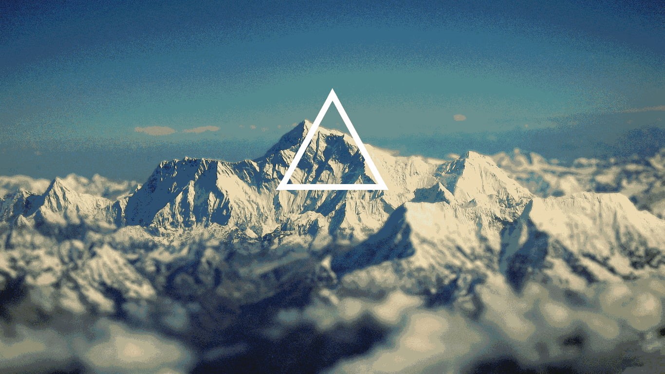 outdoors, Mount Everest, landscape, beauty In Nature, blue, high Up, rock - Object, sky, snow, mountain, environment, mountains, forest, europe, scenics - nature, HD Wallpaper