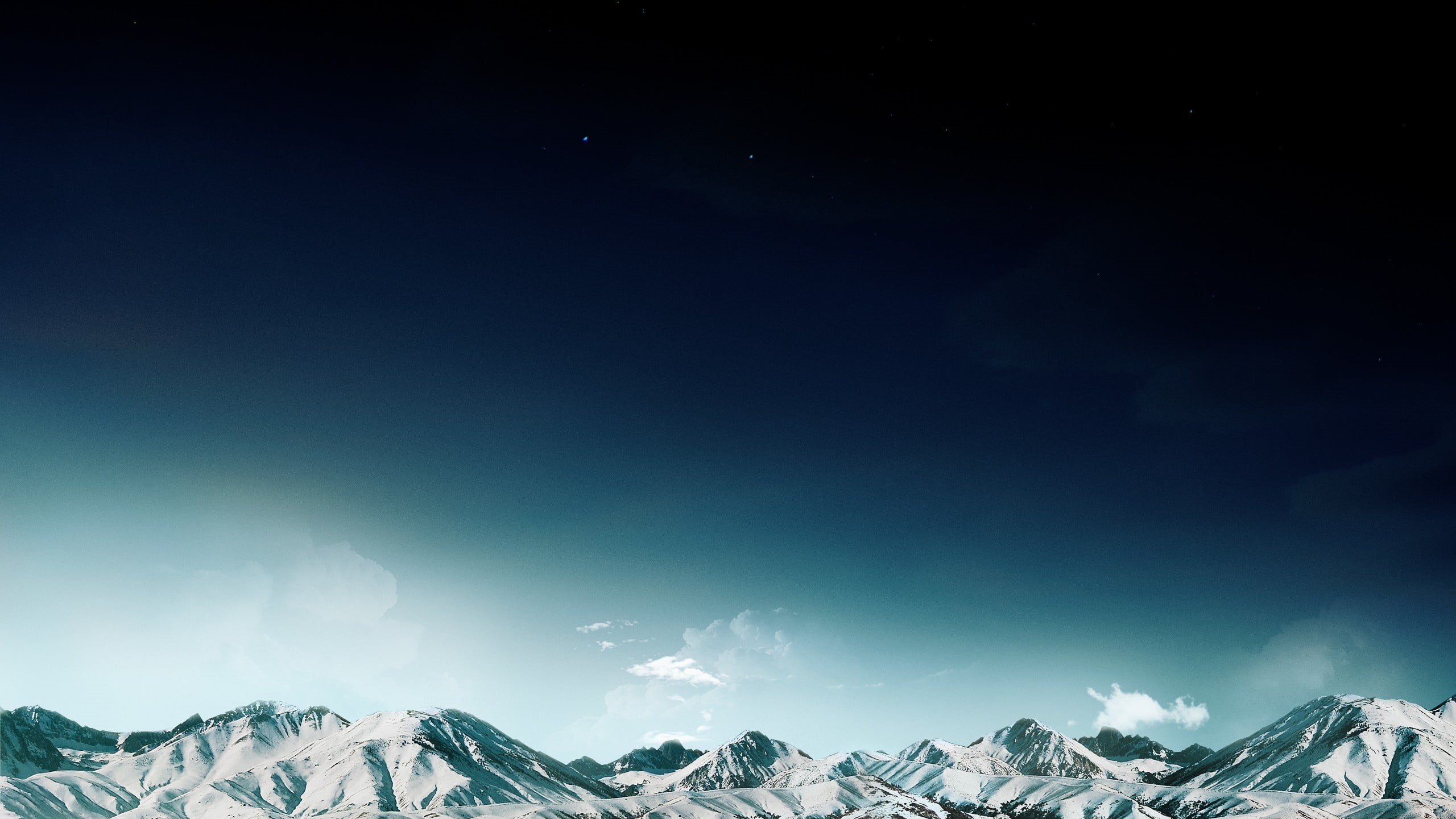 outdoors, glacier, nature, no People, clouds, ice, mountain Peak, blue, travel, night, rock - Object, himalayas, scenics - nature, hill, digital composite, HD Wallpaper