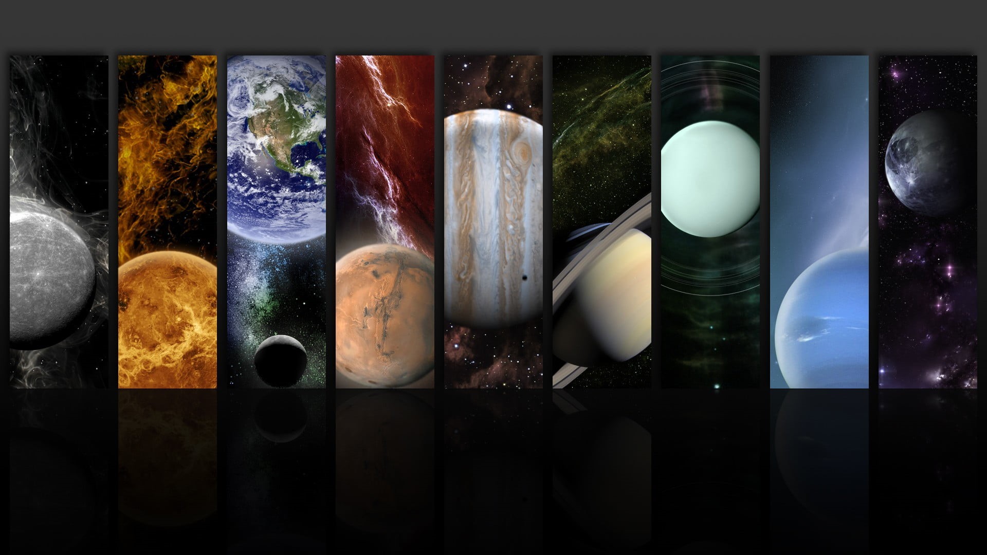 transfer print, pebble, digital composite, variation, reflection, close-up, no people, auto post production filter, Uranus, planet, table, container, 1080P, HD Wallpaper