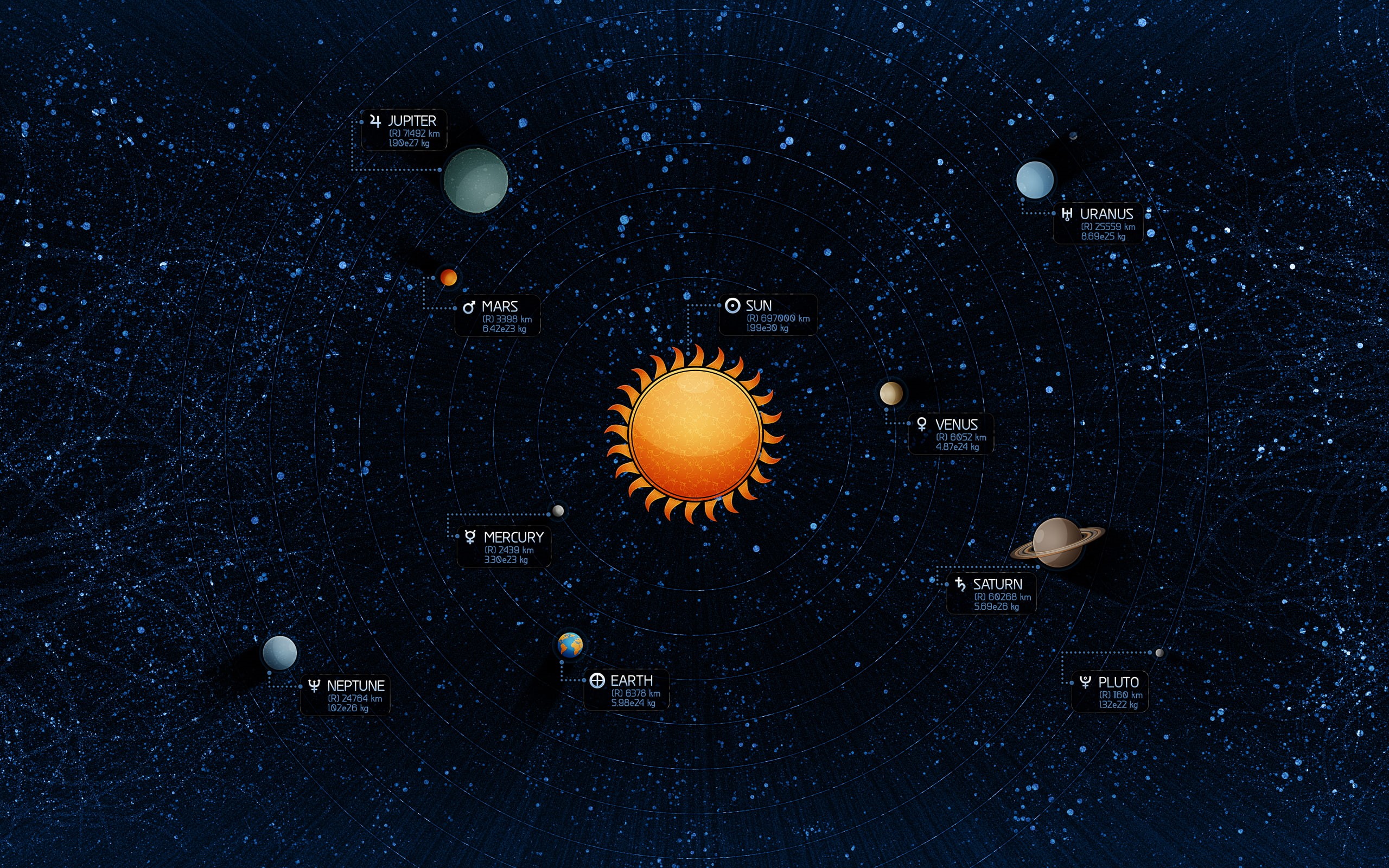 2K, solar, system, HD Wallpaper