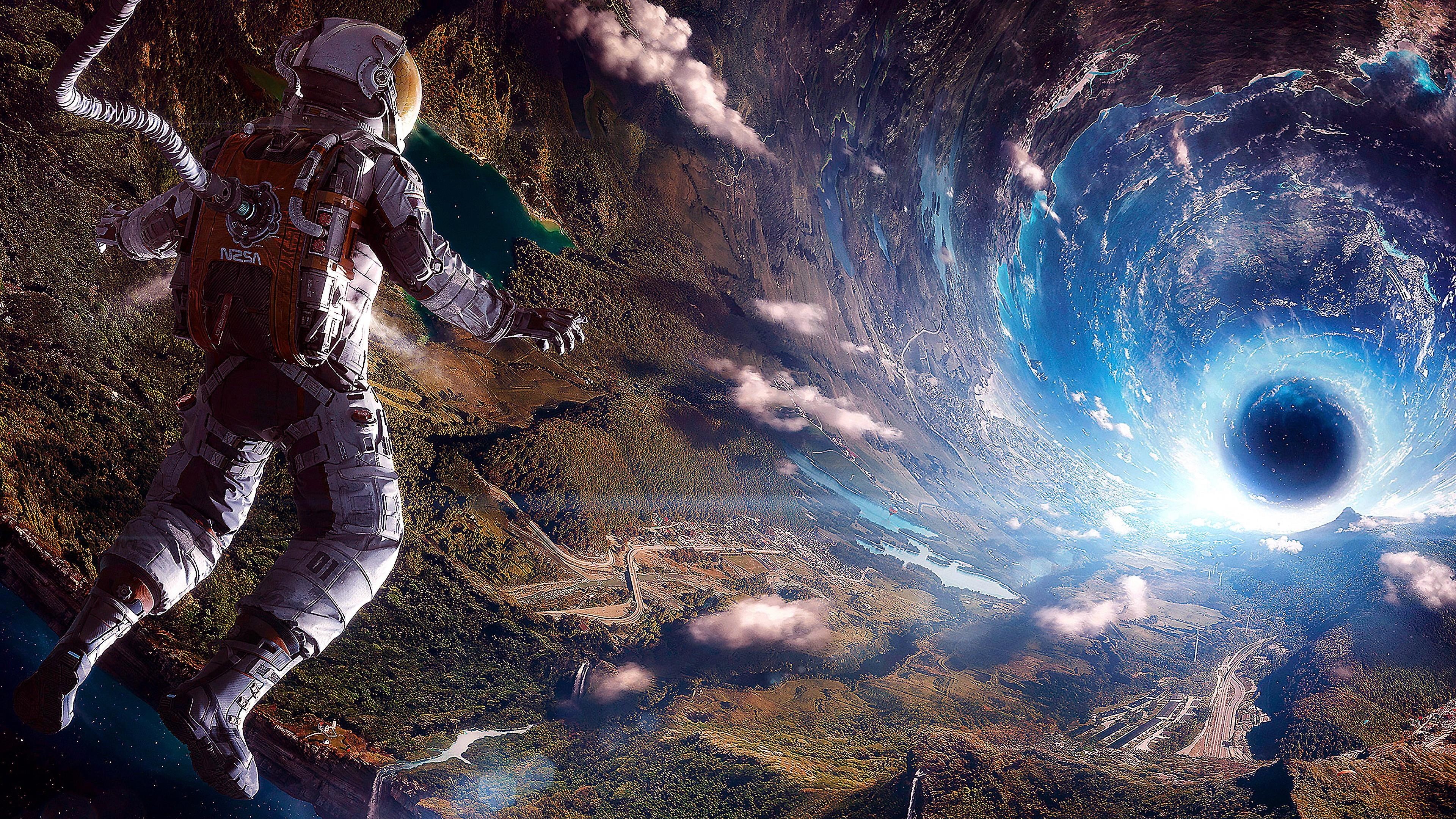 earth, 4K, world, special effects, space, universe, phenomenon, outer space, sky, atmosphere, HD Wallpaper