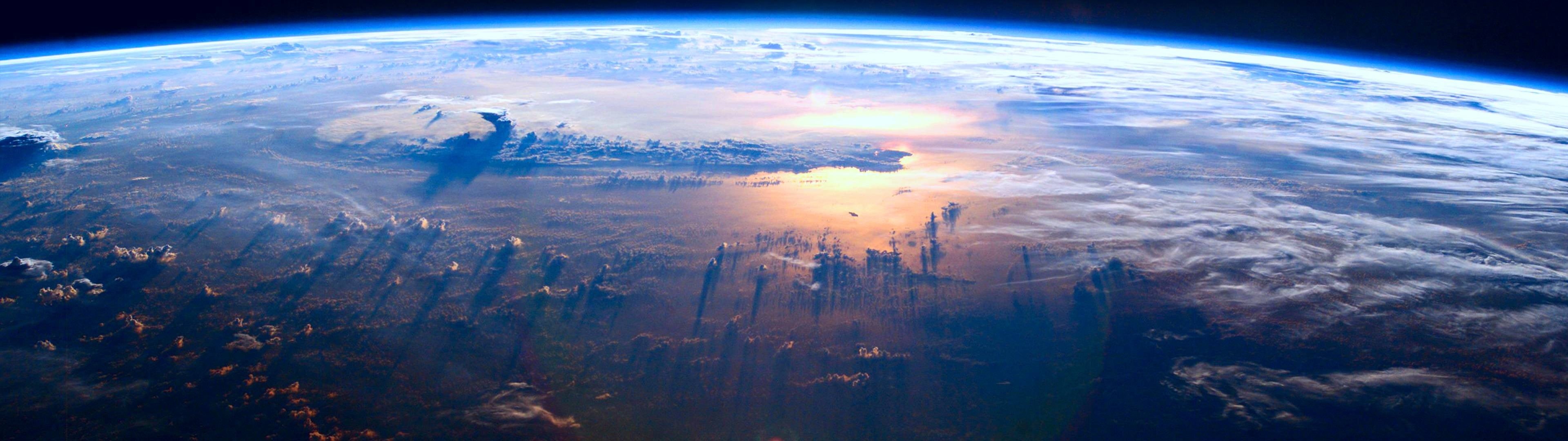 landscape, travel, 4K, sky, urban skyline, no People, light - Natural Phenomenon, sea, horizon, digital composite, planet - Space, scenics, land, backgrounds, HD Wallpaper