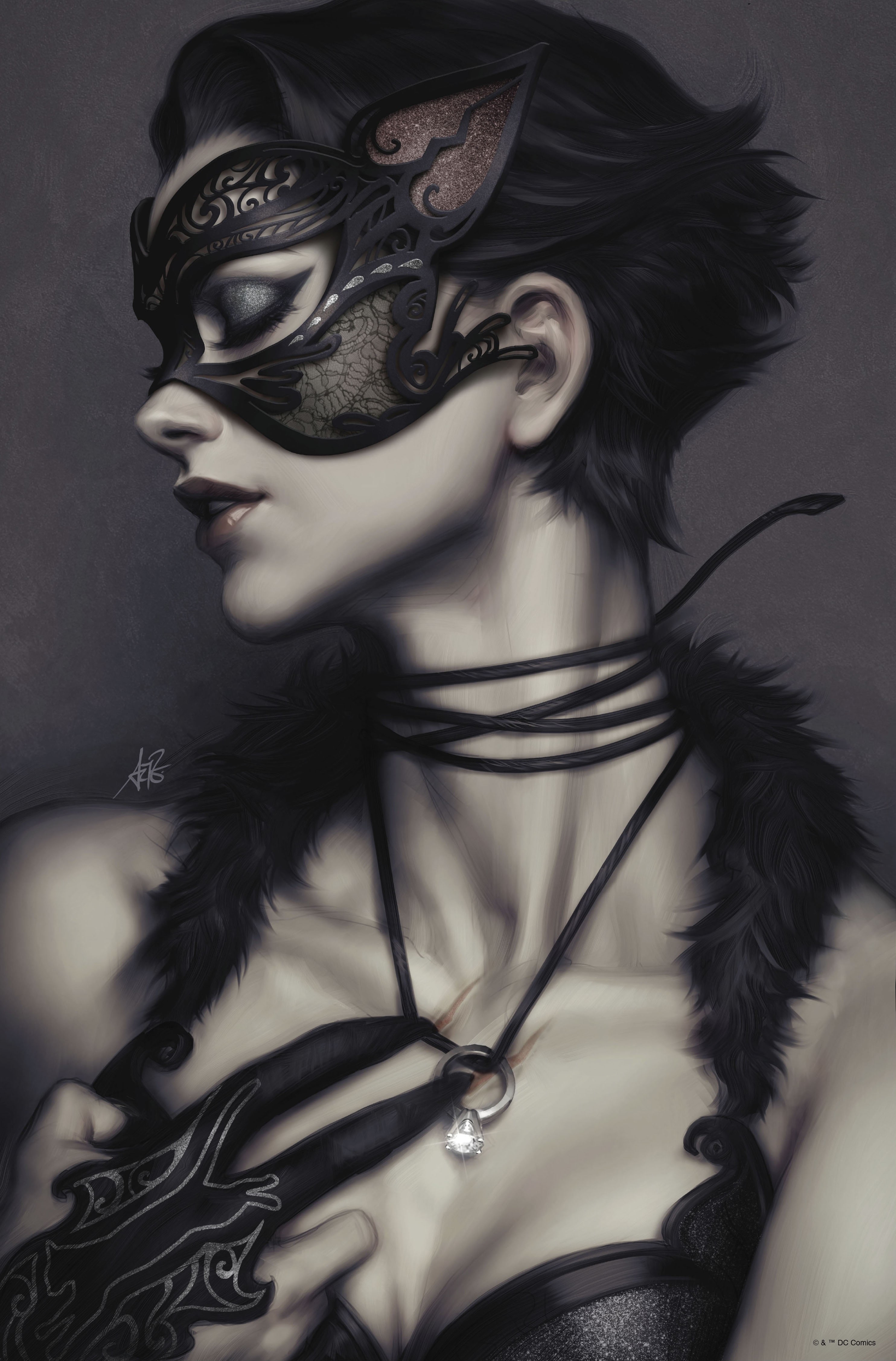 Selina Kyle, Batman, 4K, character design, comic books, DC Universe, digital art, superheroines, DC Comics, Catwoman, Artgerm, comic art, comics, Phone HD Wallpaper