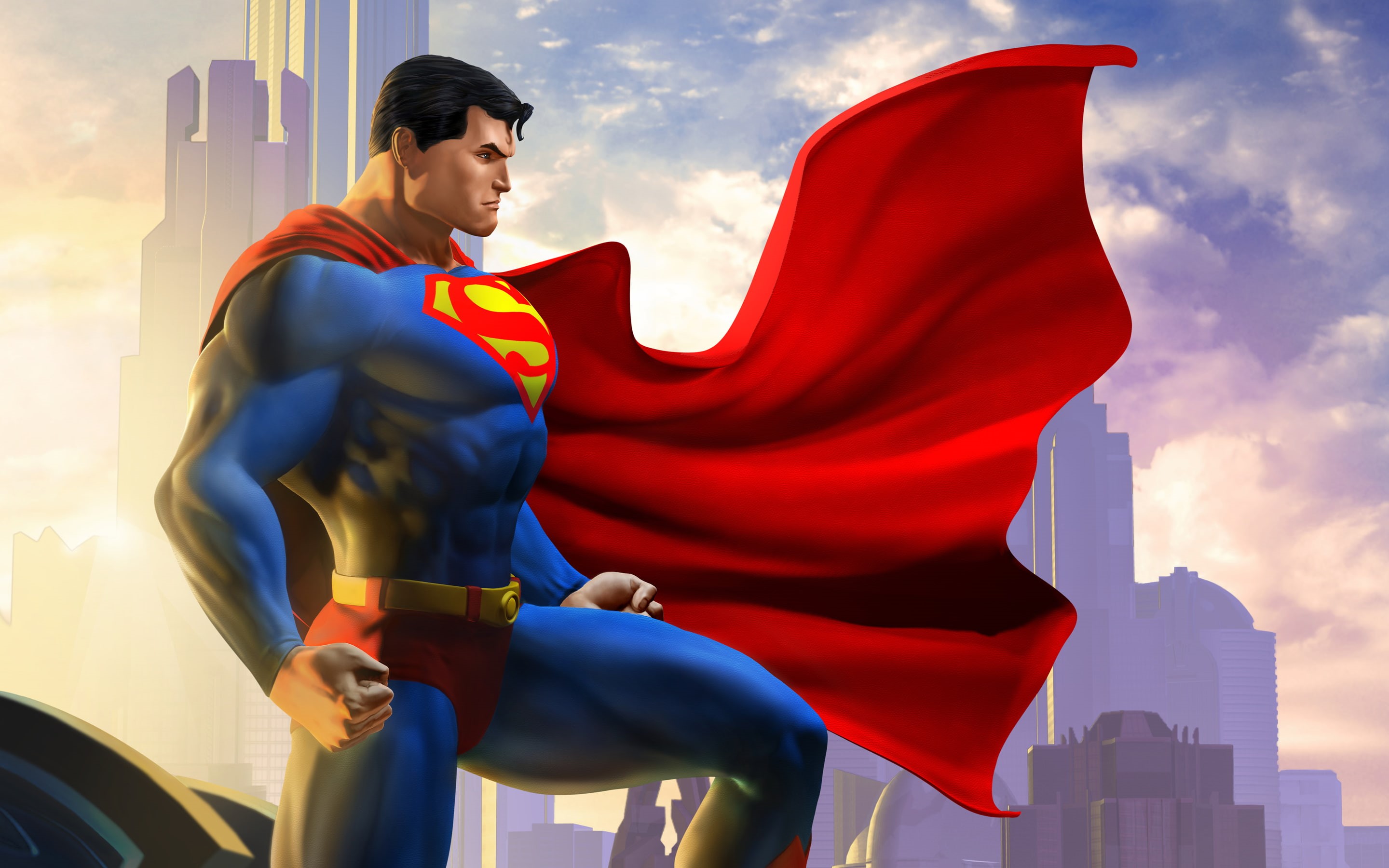 2K, online, dc, superman, universe, HD Wallpaper