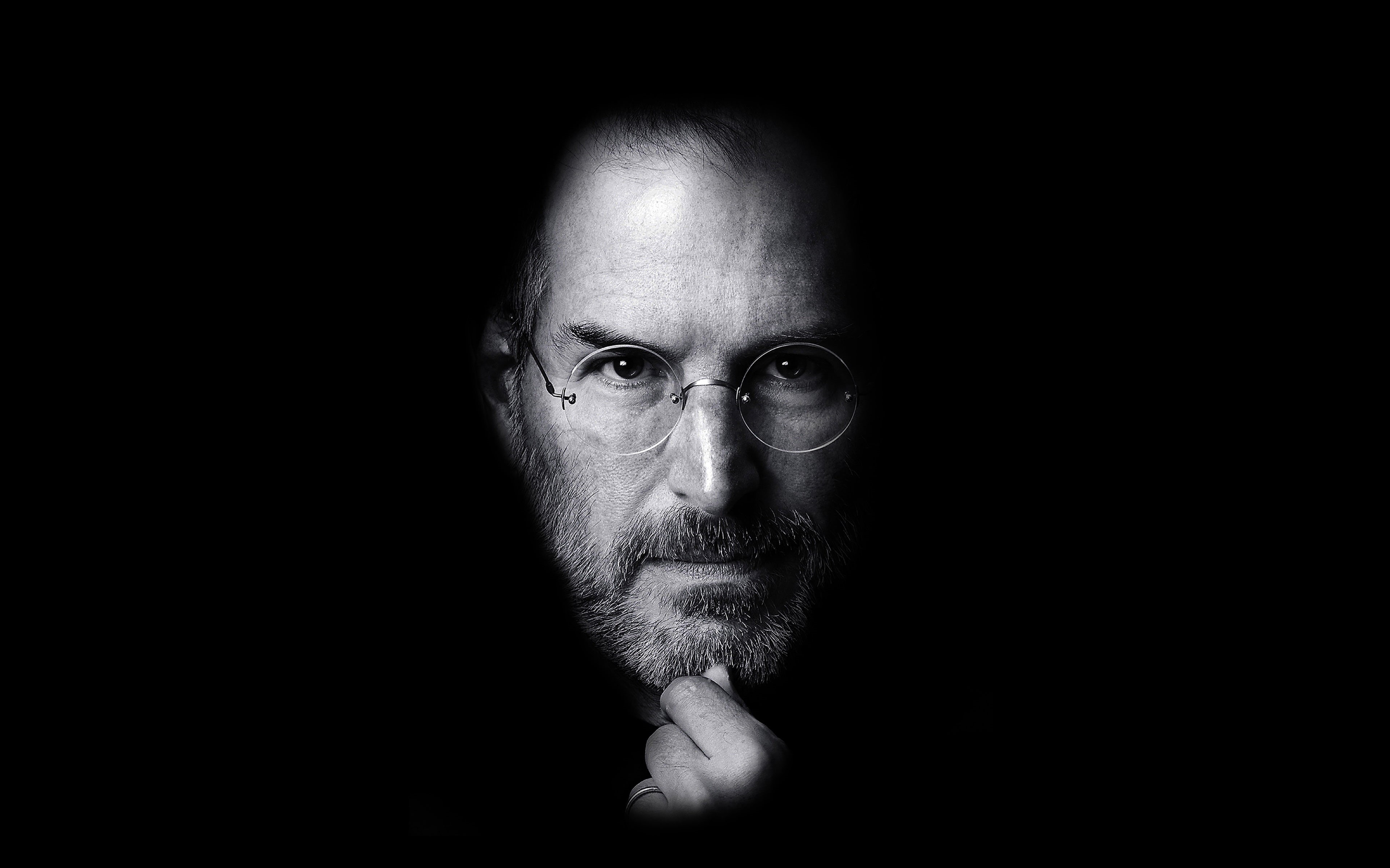 jobs, body part, front view, adult, indoors, emotion, headshot, looking at camera, human body part, contemplation, depression - sadness, black background, HD Wallpaper