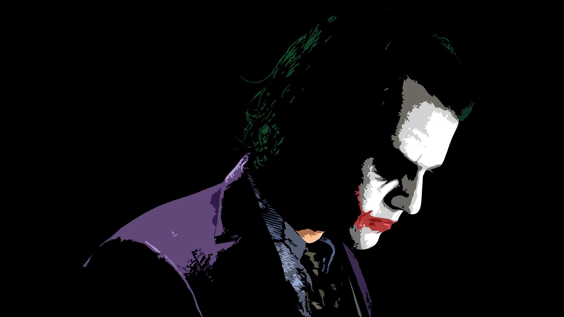 men, portrait, Heath Ledger, black background, close-up, leisure activity, studio shot, human face, s, illustration, heath, unrecognizable person, lifestyles, HD Wallpaper