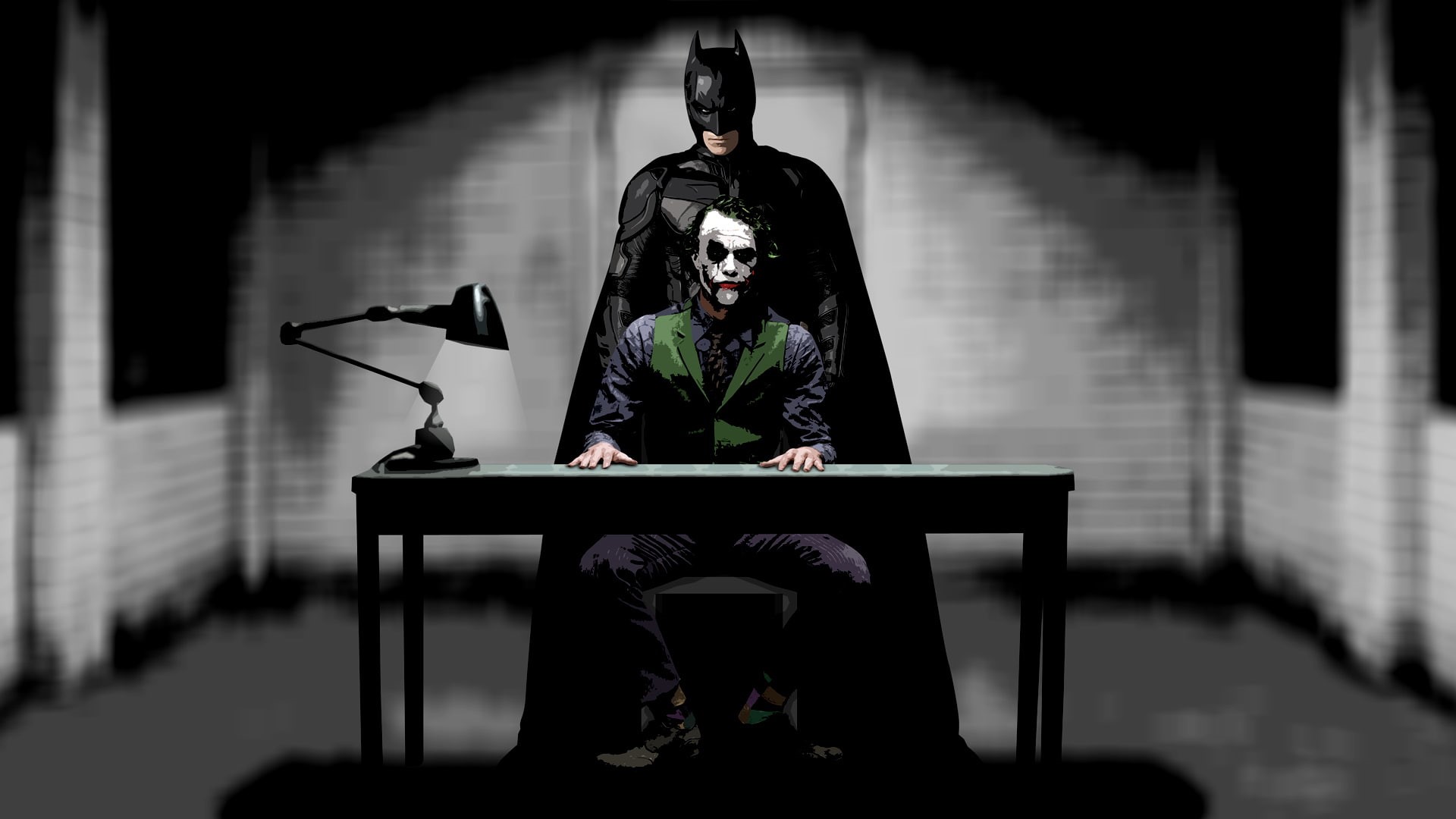 desk, hd, dark, dc, joker, movies, knight, the, 1080P, batman, HD Wallpaper
