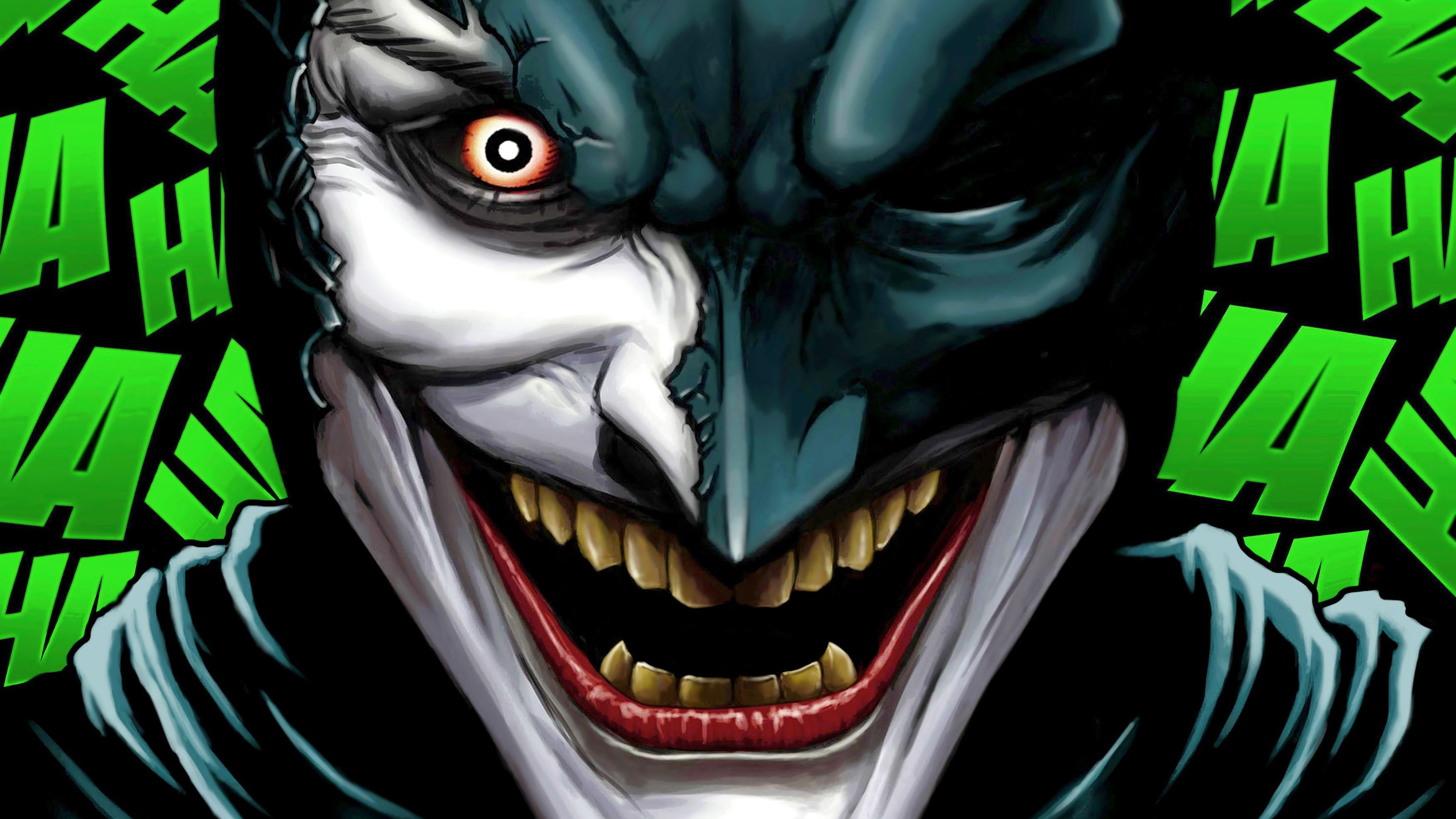 artist, 2K, joker, digital art, batman, artwork, hd, superheroes, supervillain, 4k, HD Wallpaper