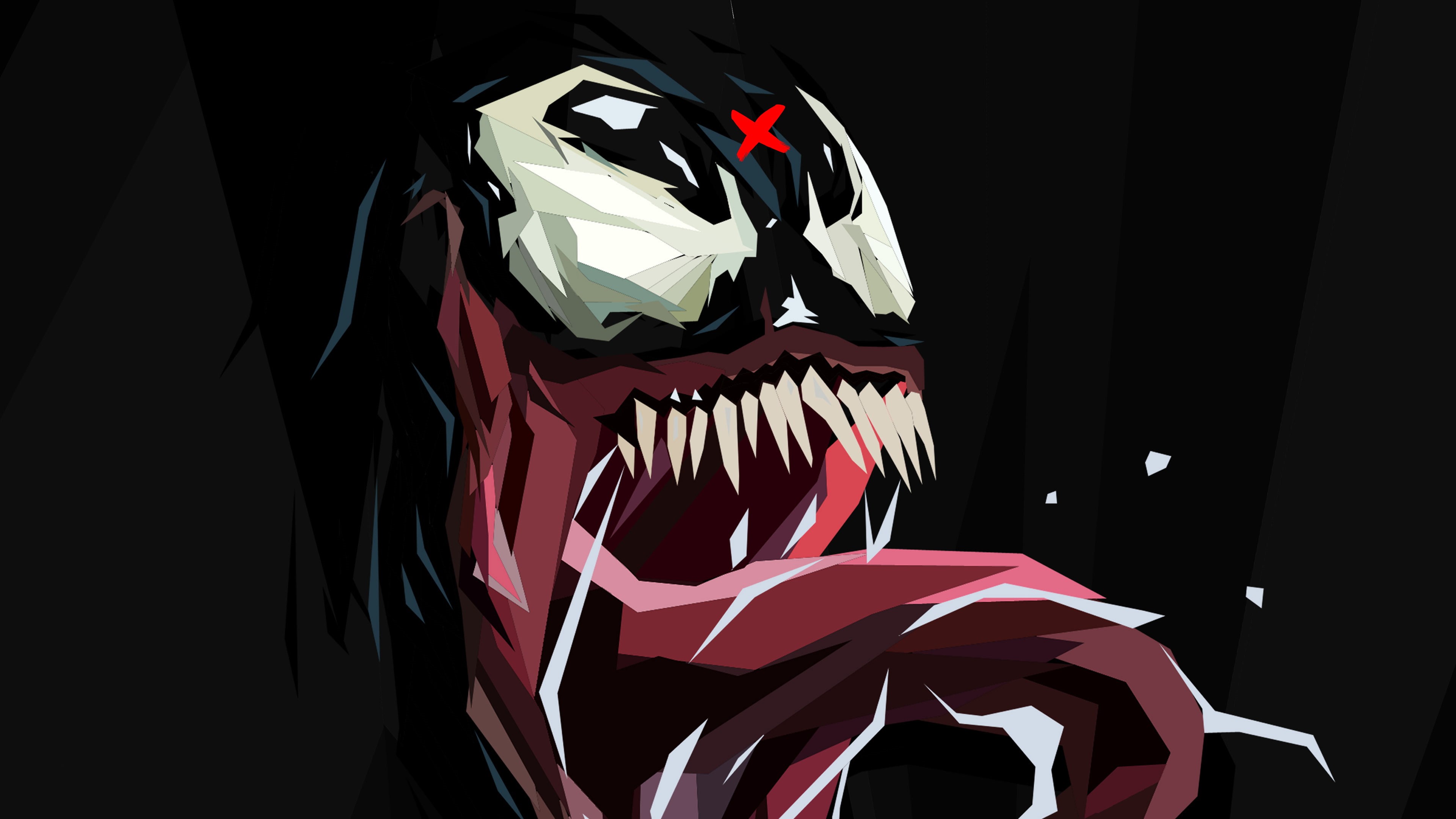 representation, night, no people, design, illuminated, indoors, supervillain, studio shot, black background, artwork, art, human representation, red, low angle view, HD Wallpaper