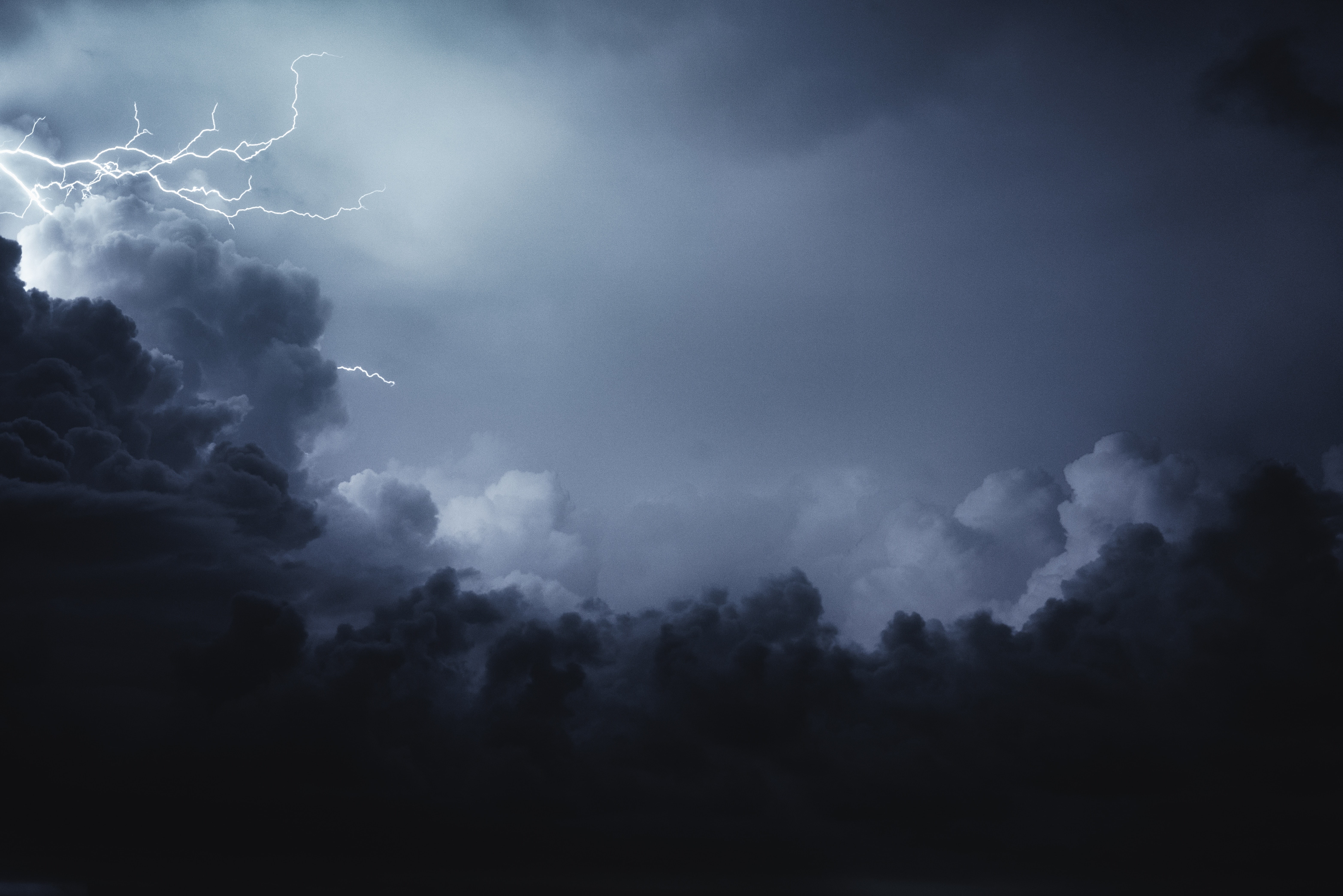 5K, rain, storm, clouds, lightning, HD Wallpaper