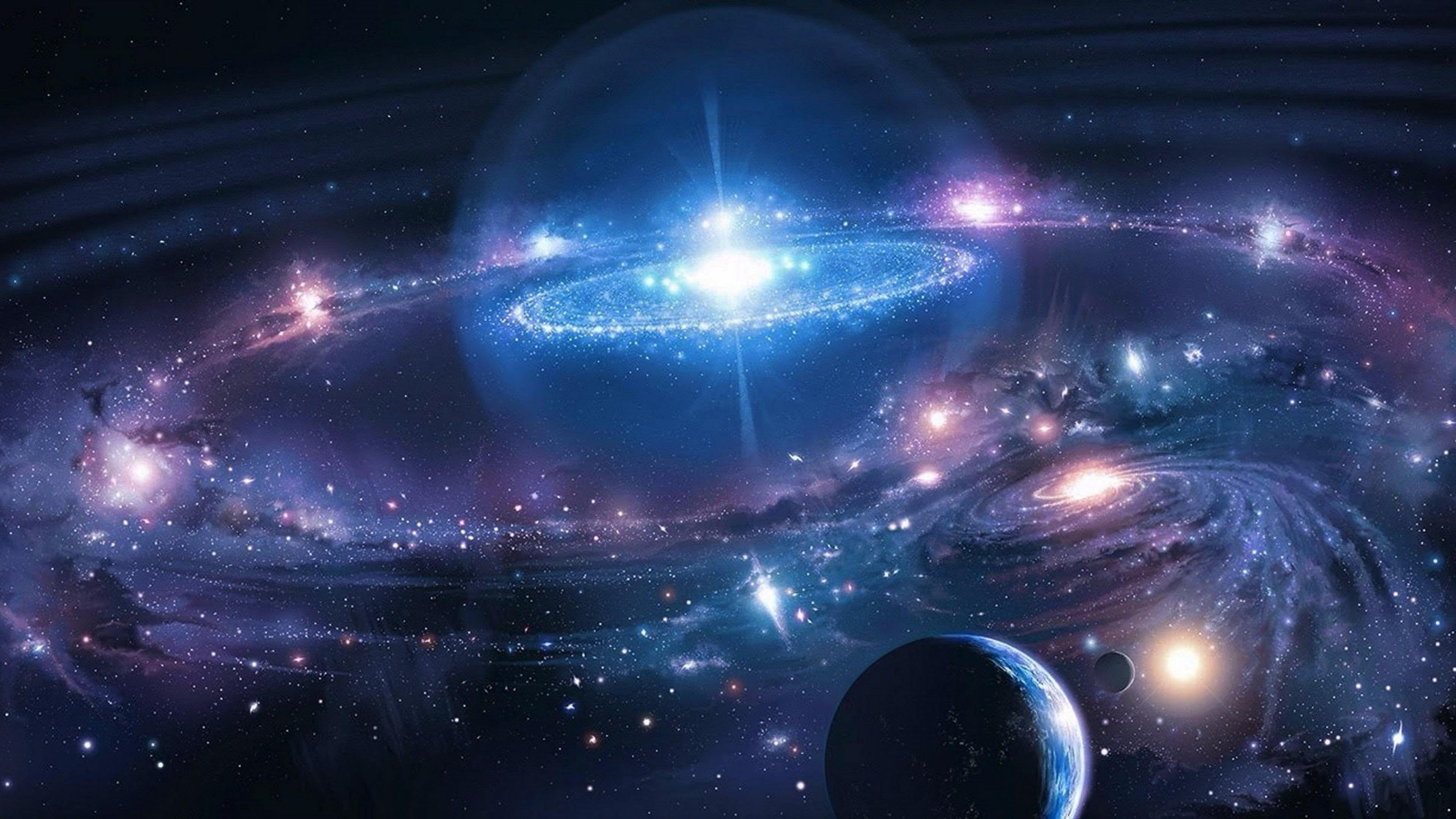 fantasy, scenics - nature, power in nature, planet - space, space art, space, purple, science, night, sky, artwork, futuristic, astronomy, space exploration, HD Wallpaper
