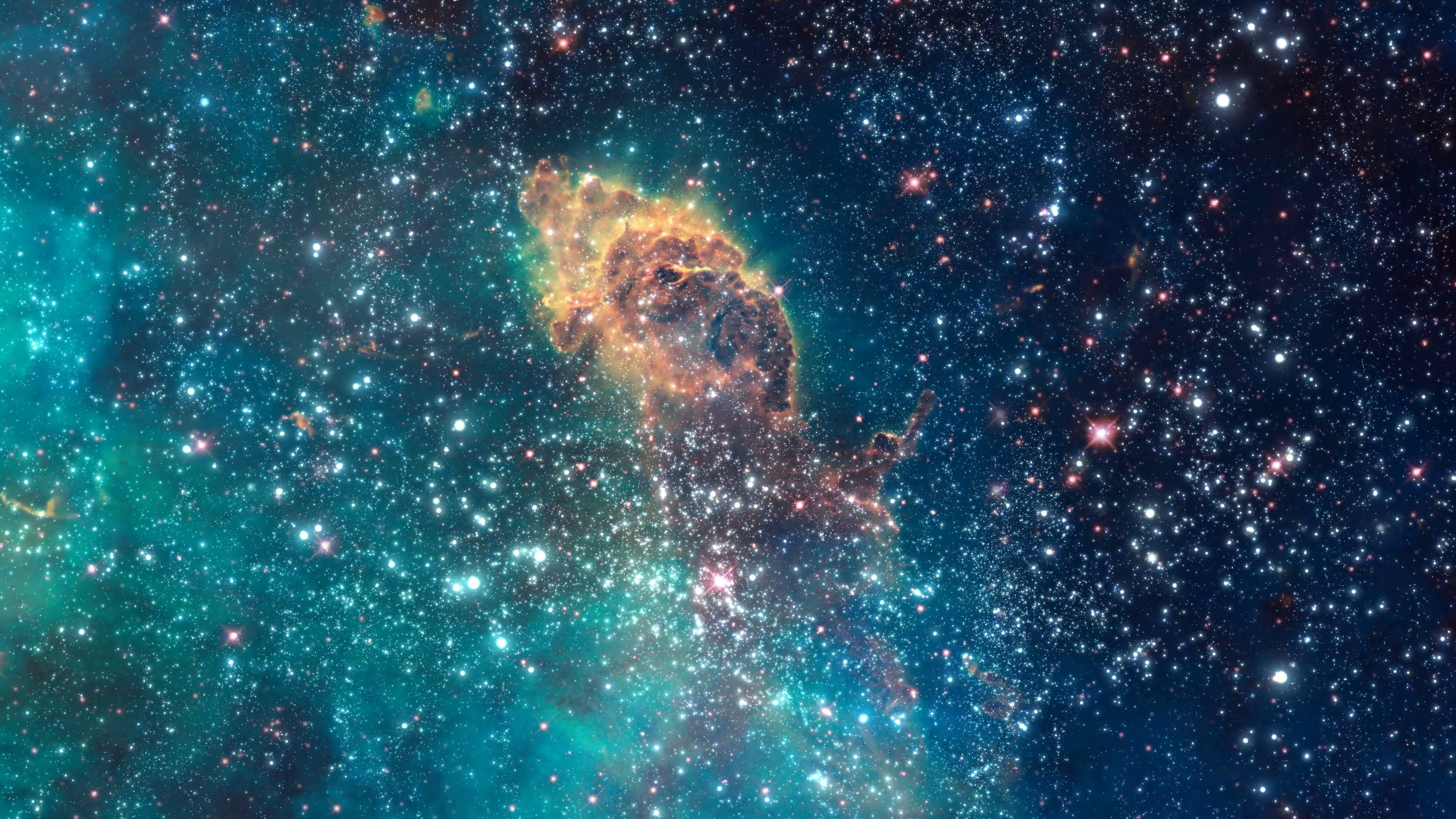 special effects, universe, astronomy, galaxy, star, outer space, 4K, science, interstellar, stars, sky, cosmos, hubble, nebula, space telescope, HD Wallpaper