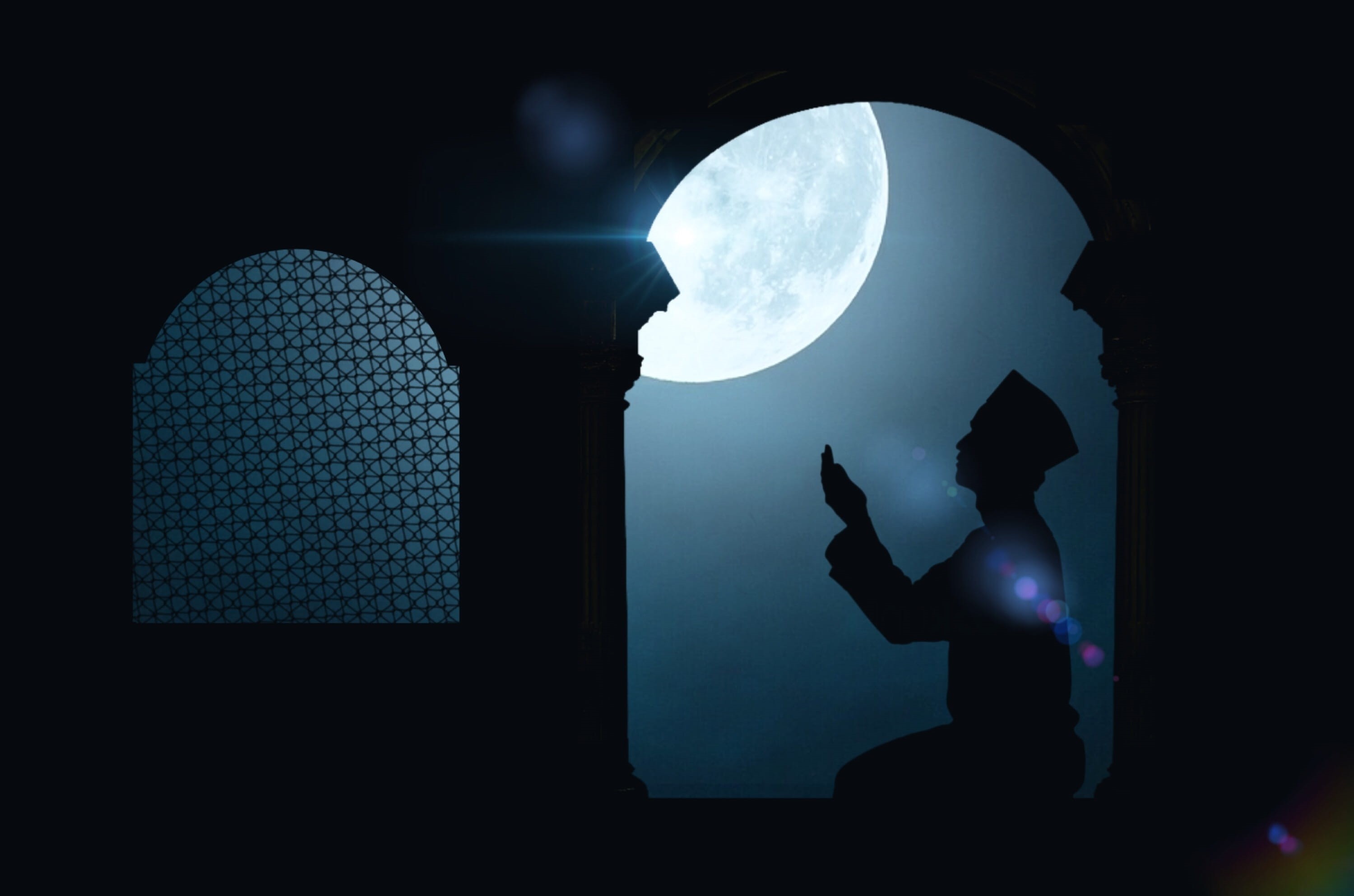 architecture, ramadhan, religion, arabic, spirituality, arch, art and craft, kareem, male likeness, festival, culture, night, creativity, built structure, HD Wallpaper