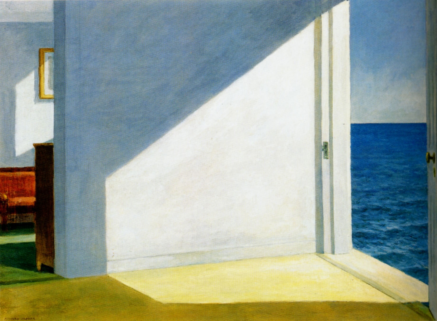 surreal, 720P, Edward Hopper, classic art, classical art, HD Wallpaper