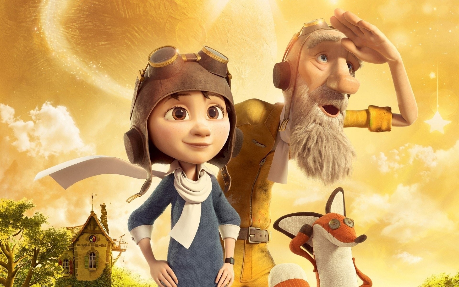 Movie, child, women, 1080P, human representation, togetherness, females, sunlight, childhood, adult, offspring, fun, The Little Prince, Sky, portrait, HD Wallpaper