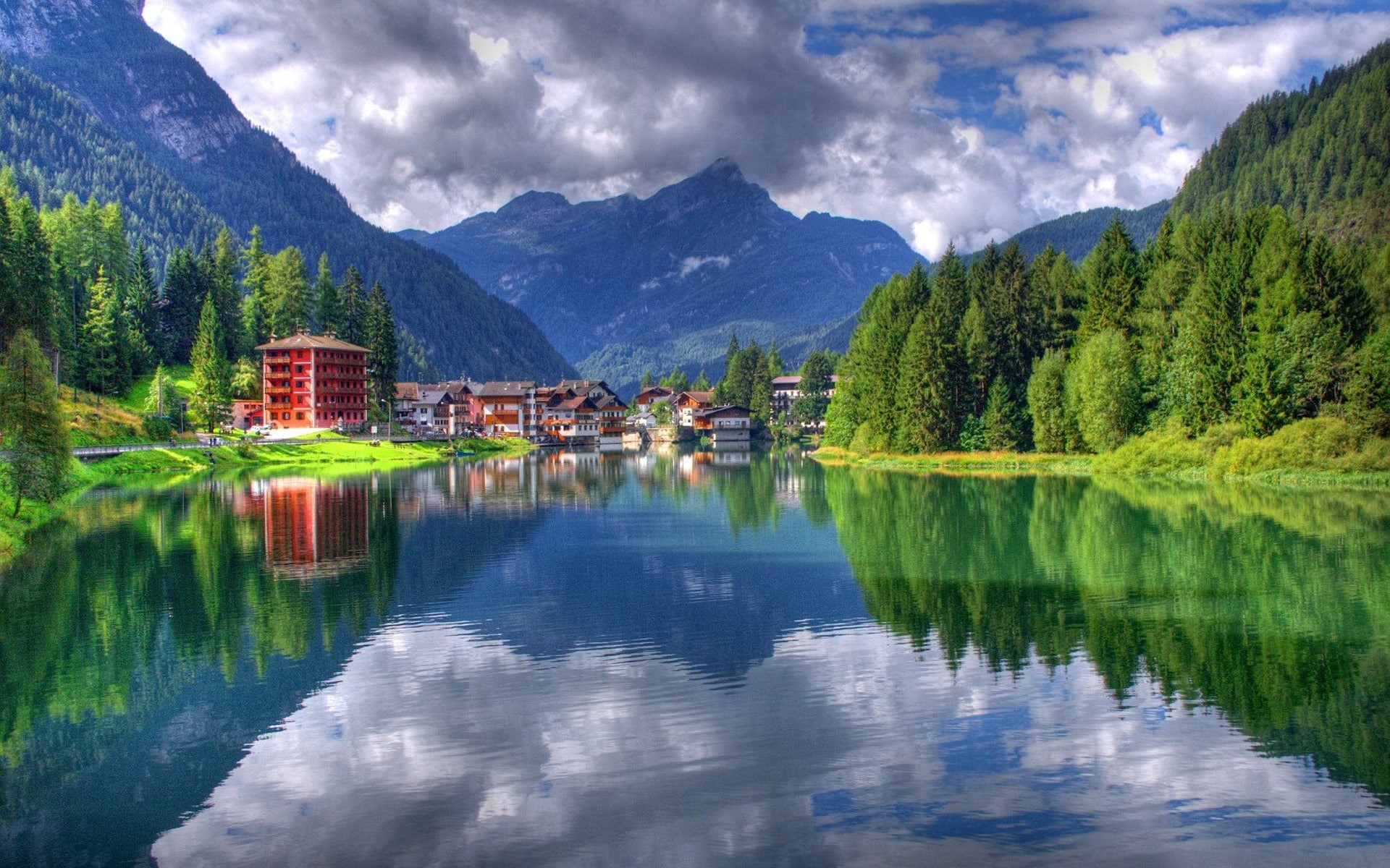 part, belluno, italy, pietore, rocca, eastern, hd, municipalities, west, dolomiti, province, located, lake, alleghe, 1080P, HD Wallpaper