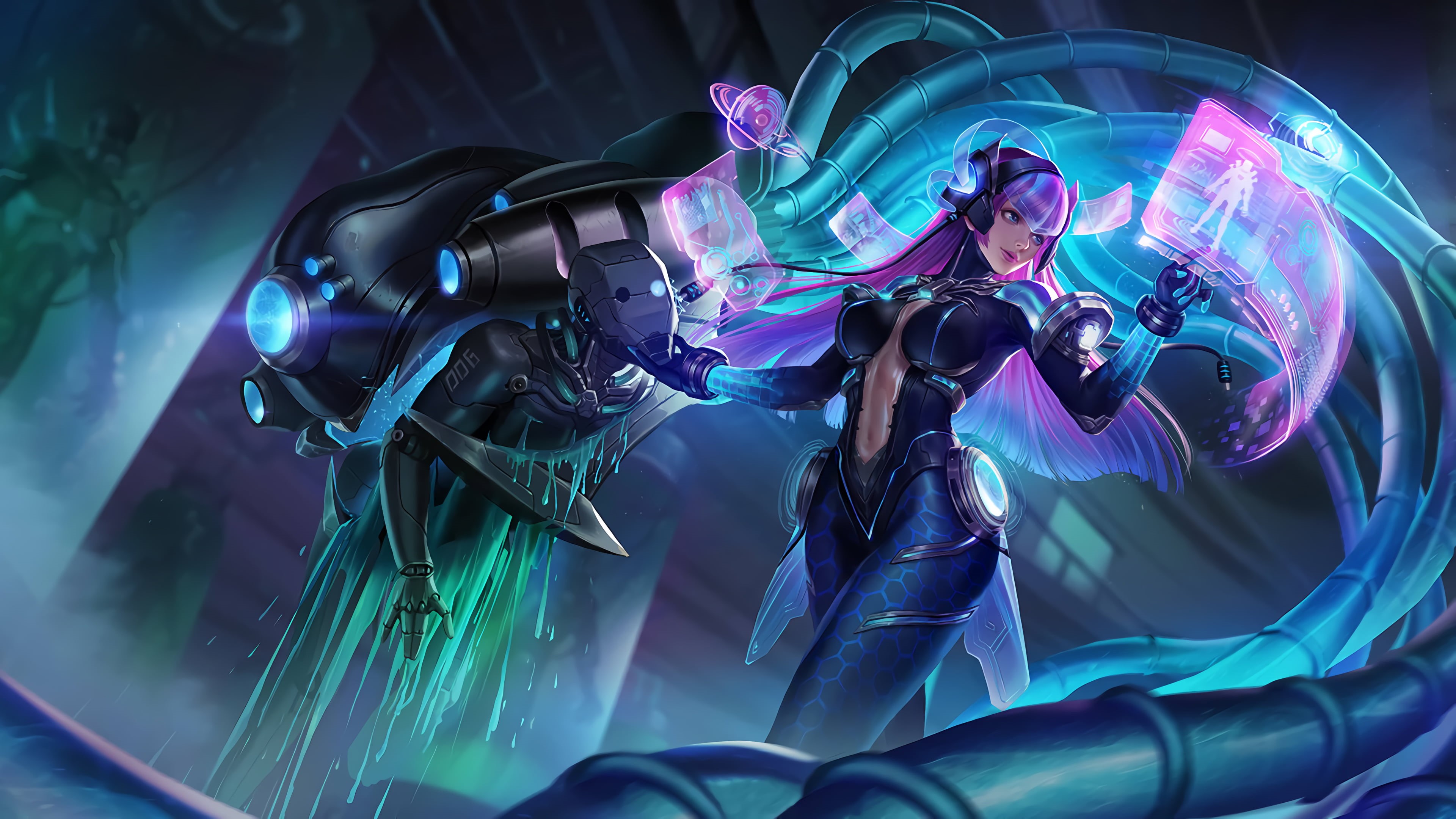Selena, Virus, 4K, Mobile Legends, HD Wallpaper