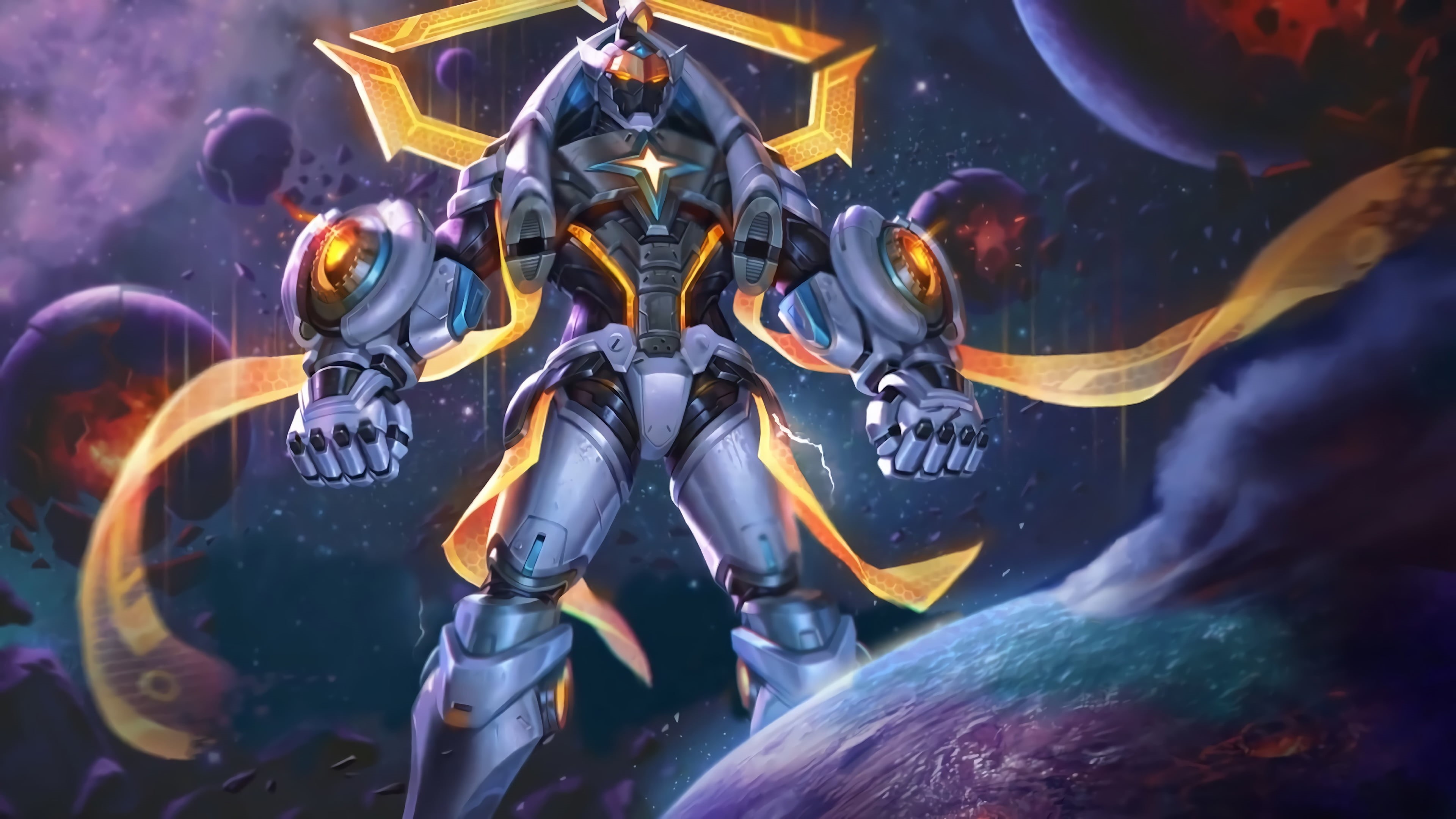 Gatotkaca, Sentinel, Mobile Legends, 4K, HD Wallpaper