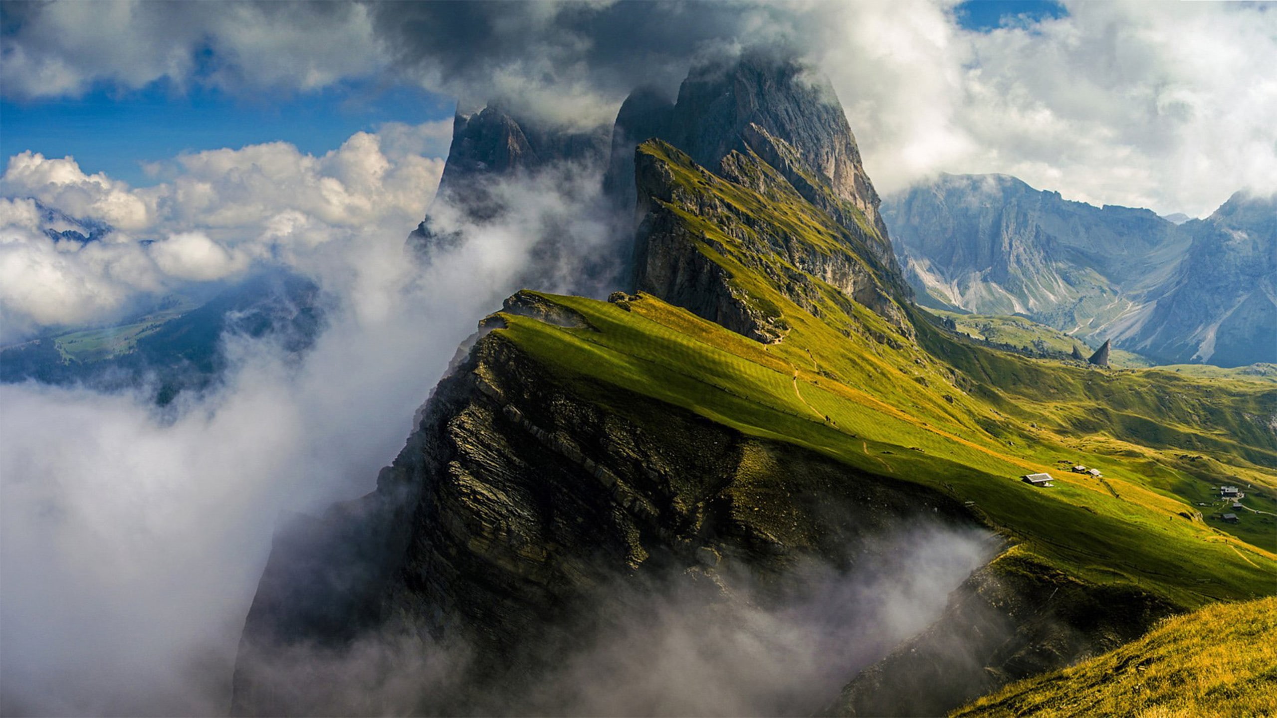 located, hd, range, dolomites, 2K, mountain, italy, northeast, HD Wallpaper