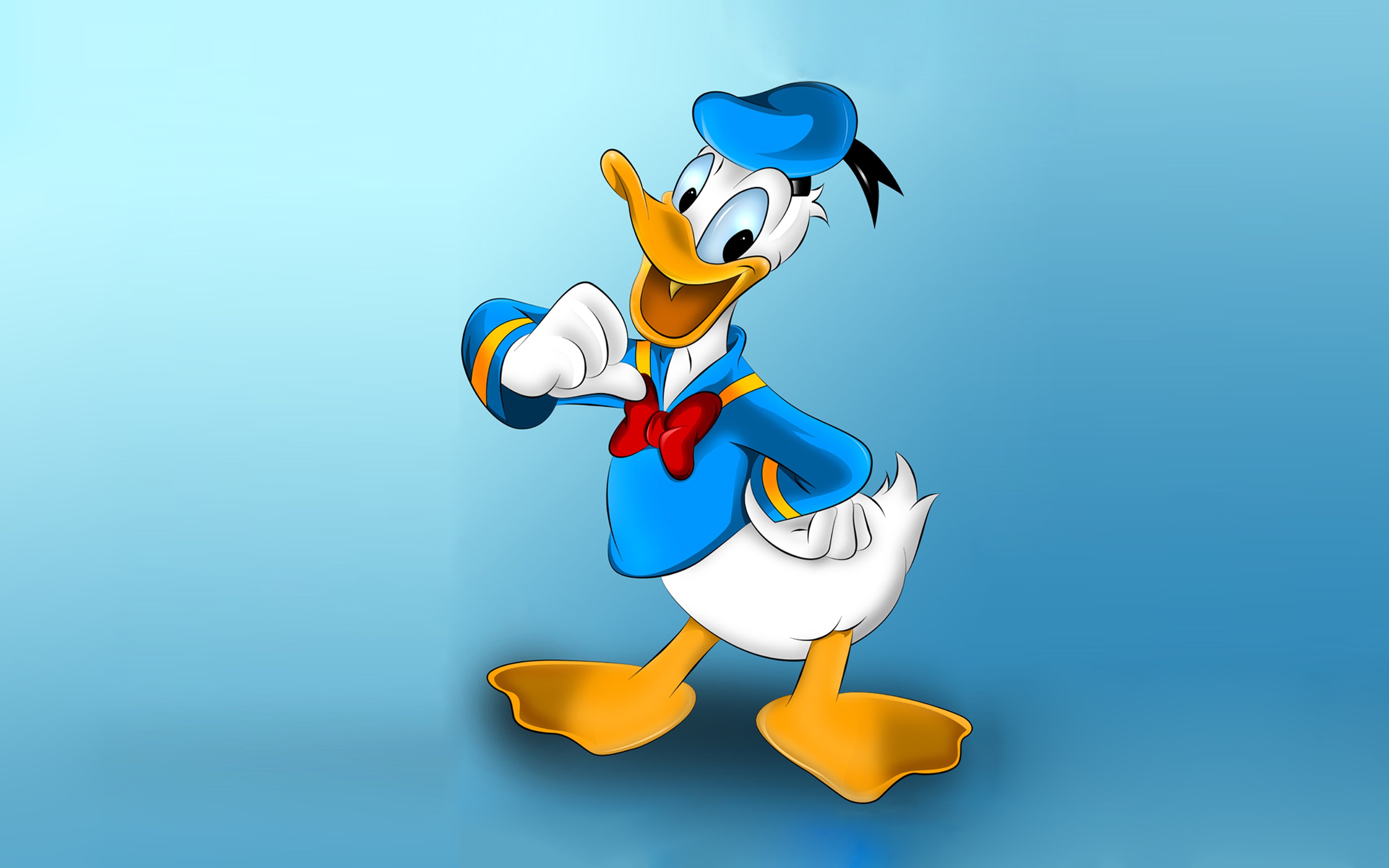 hero, duc, tablet, cut out, no people, fun, mammal, happiness, cartoon, art and craft, hd, mobile, phones, turquoise colored, blue background, yellow, multi colored, HD Wallpaper