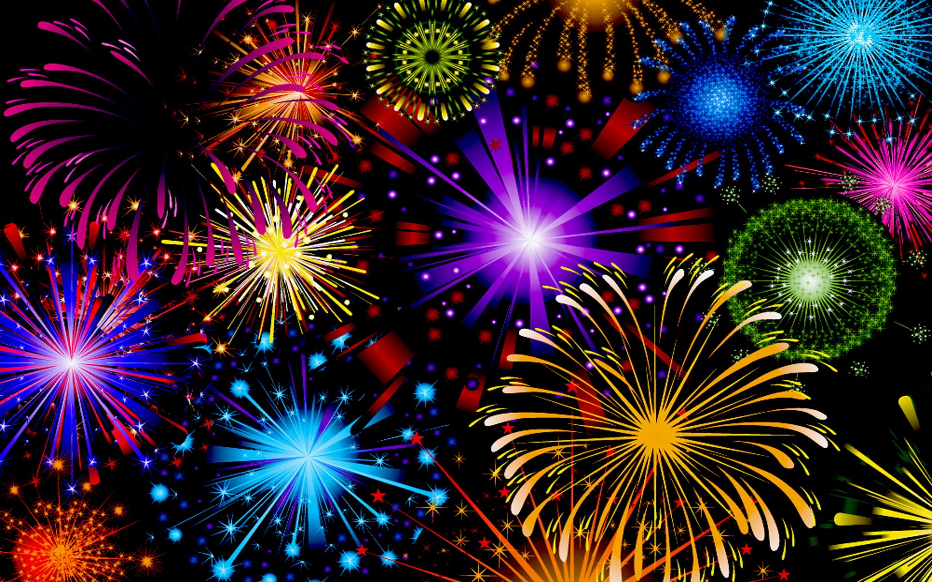 yellow, color, blue, tablet, red, mobile, 1080P, fireworks, phone, pc, celebration, hd, green, HD Wallpaper