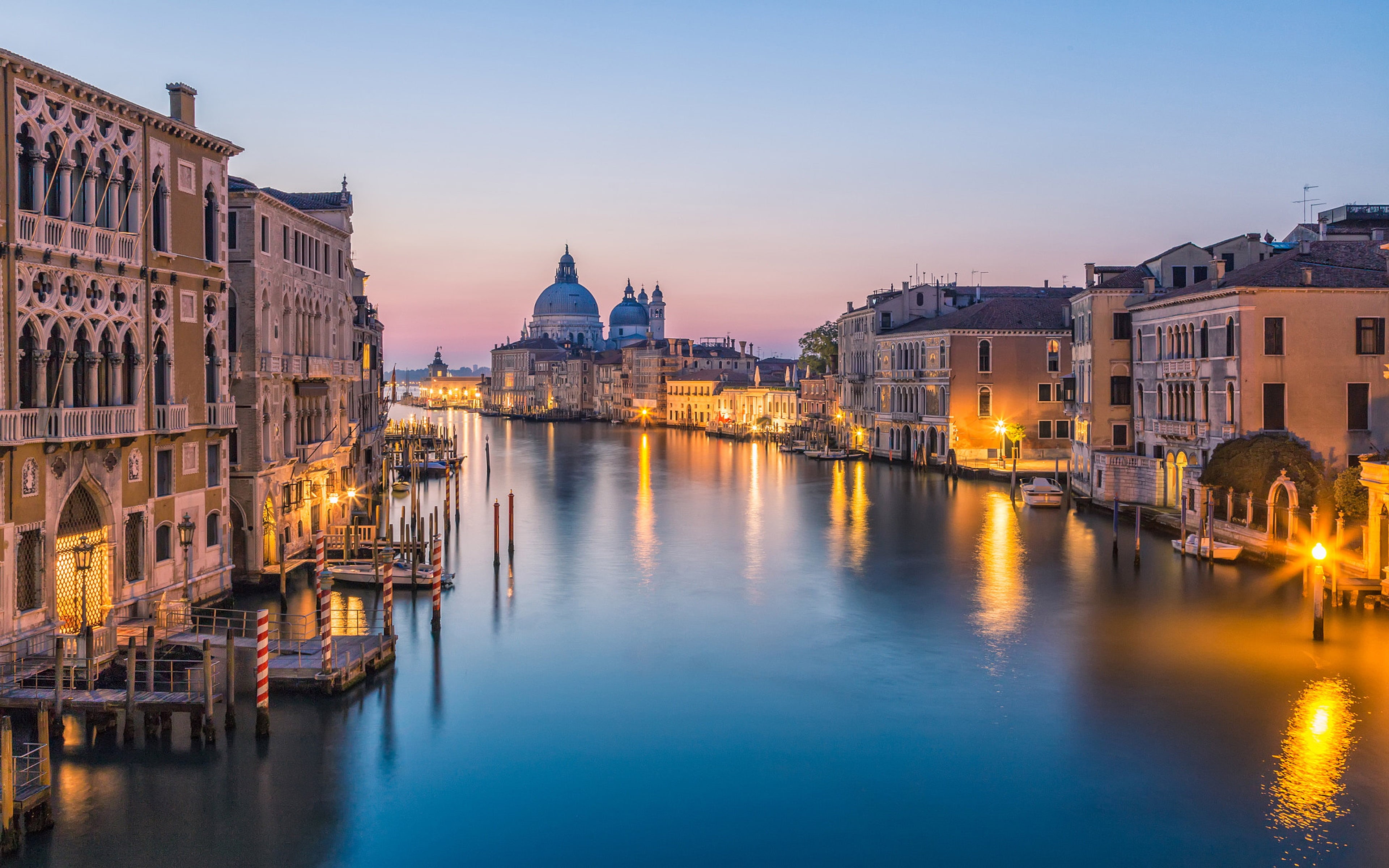 basilica, outdoors, phones, waterfront, maria, canal, place of worship, building exterior, mobile, computers, no people, ultra, sky, water, italy,, HD Wallpaper