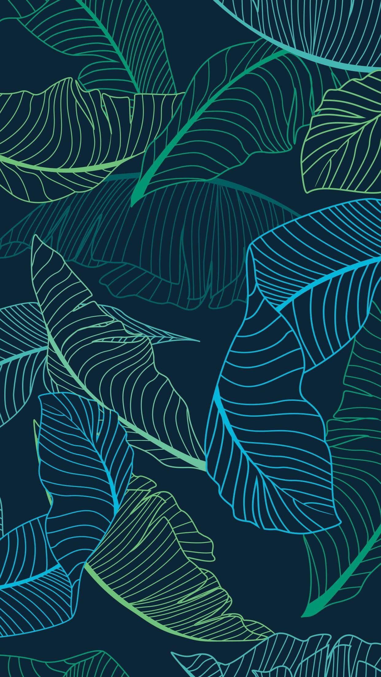 nature, beauty in nature, repetition, no people, concentric, abstract, blue, floral, green color, curve, motion, architecture, white, 1080P, technology, Phone HD Wallpaper