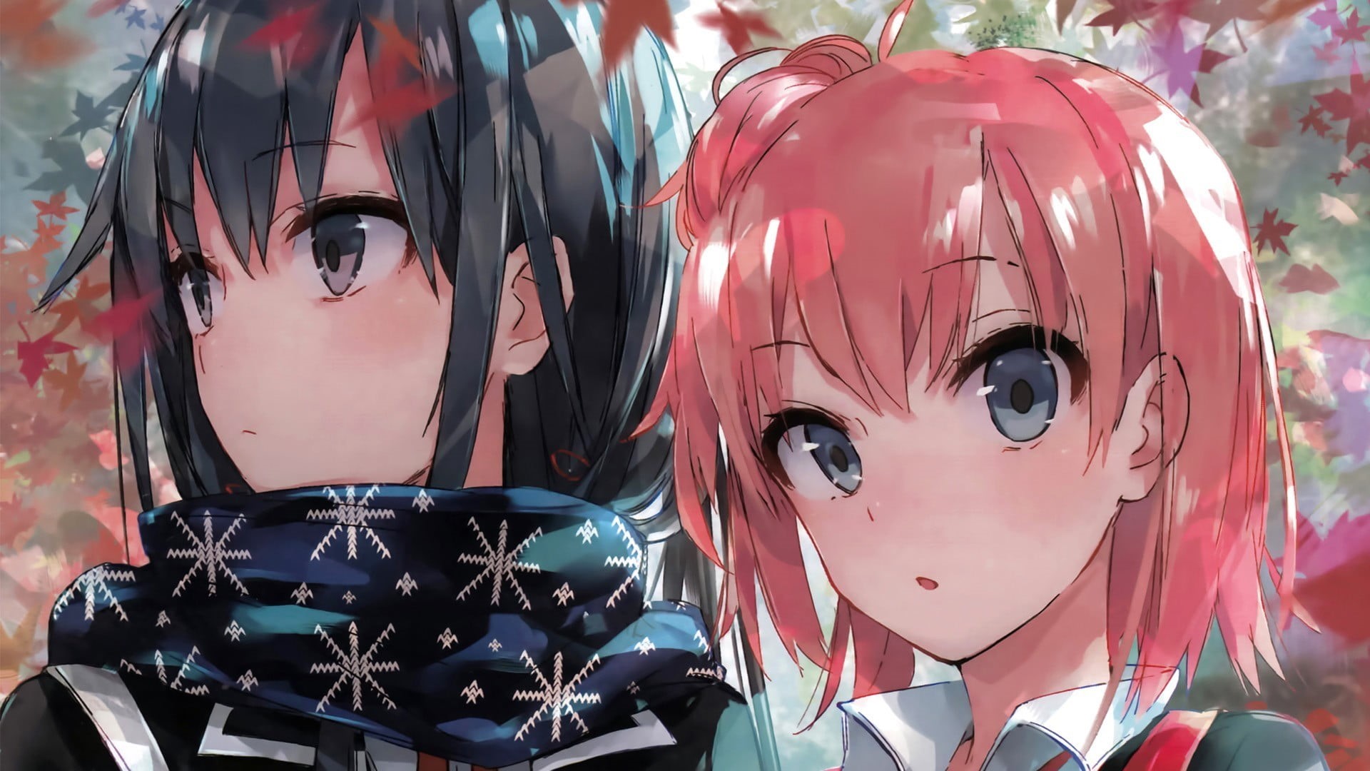 small, human representation, Yuigahama Yui, vector, anime, two, fun, day, female, child, boys, backgrounds, cute, toy, close-up, women, Yahari Ore no Seishun Love Comedy wa Machigatteiru, HD Wallpaper