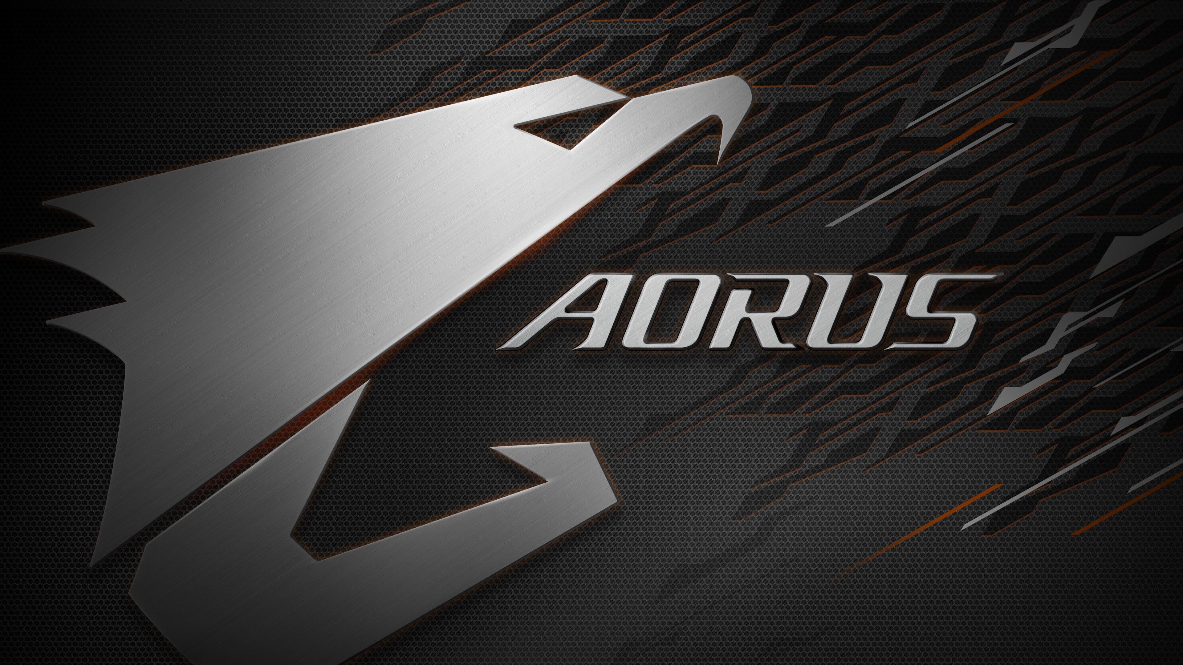 logo, AORUS, eagle, 4K, GIGABYTE, HD Wallpaper