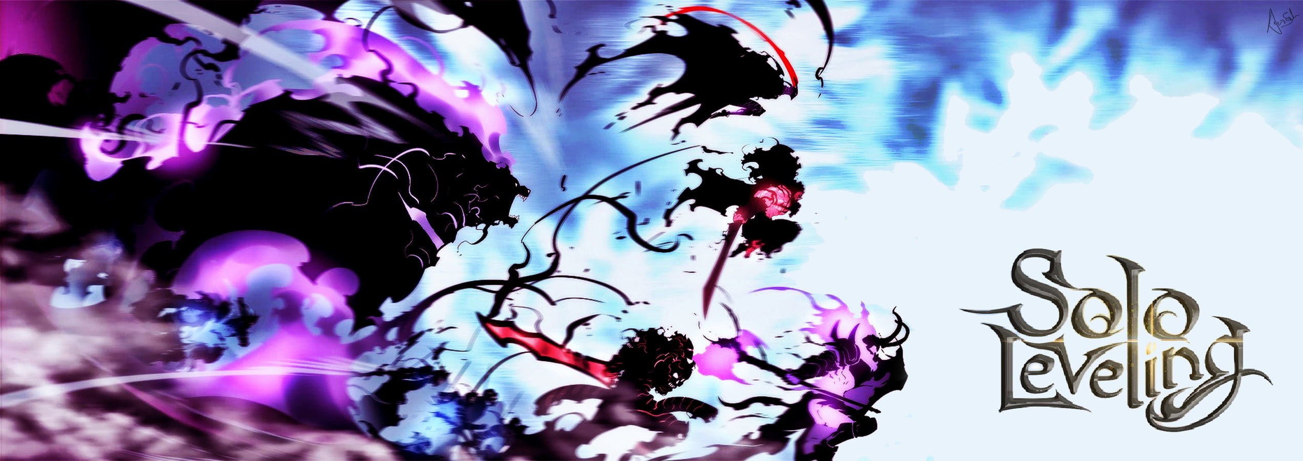 anime, digital, alone, men, manga, Solo Leveling, 07-ghost, 1080P, drew, steam (vapor), Top Cow, HD Wallpaper