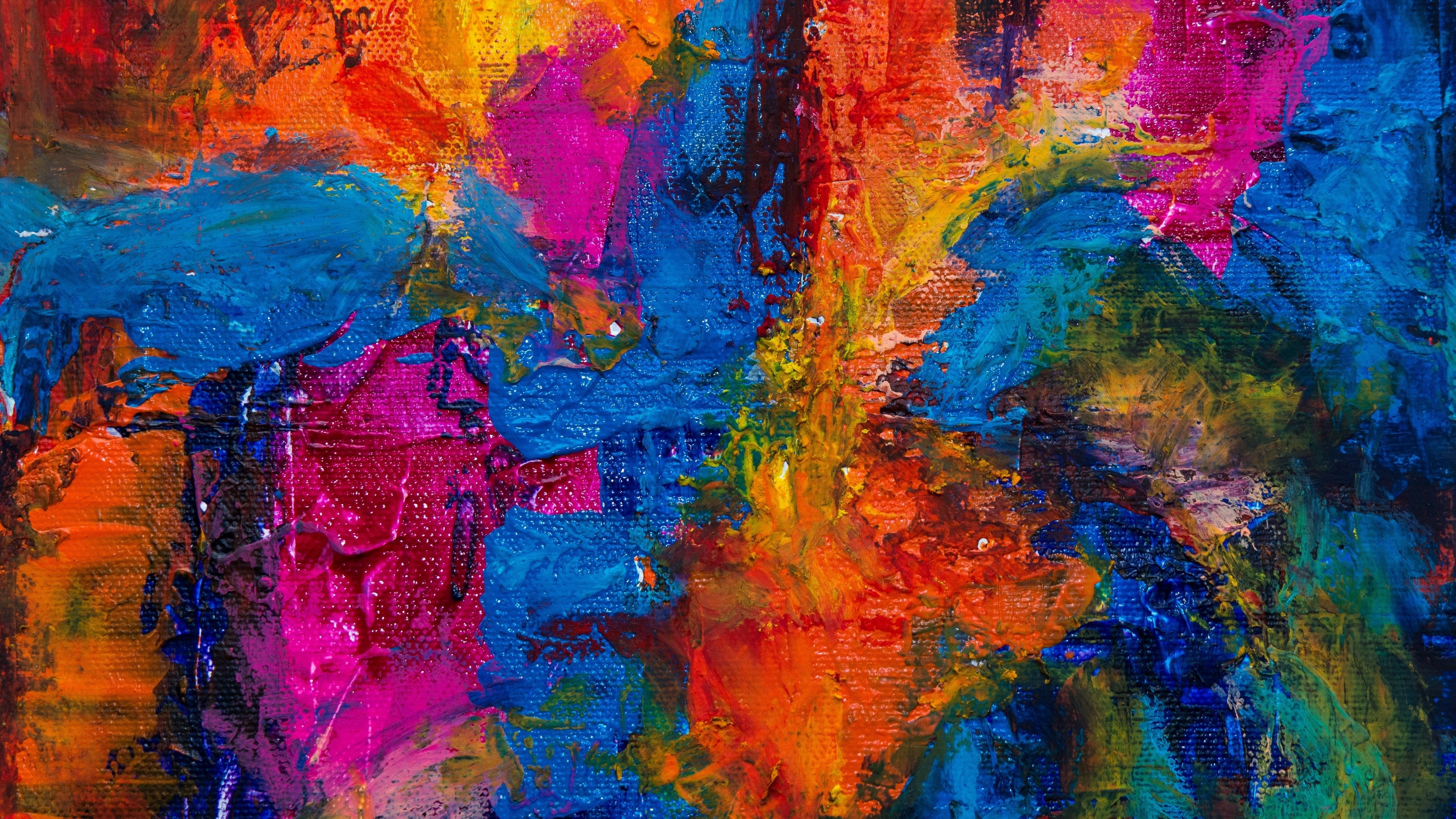 4K, visual arts, colorful, art, artwork, modern art, acrylic paint, painting, paint, HD Wallpaper
