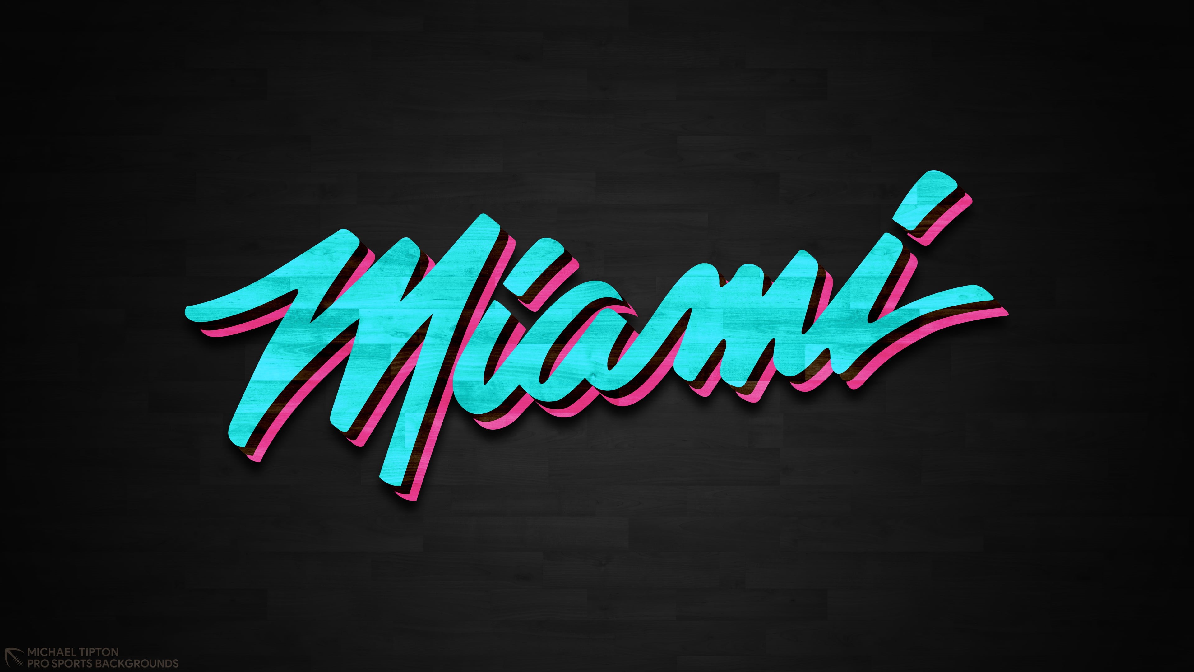 Basketball, 4K, Emblem, NBA, Miami Heat, HD Wallpaper