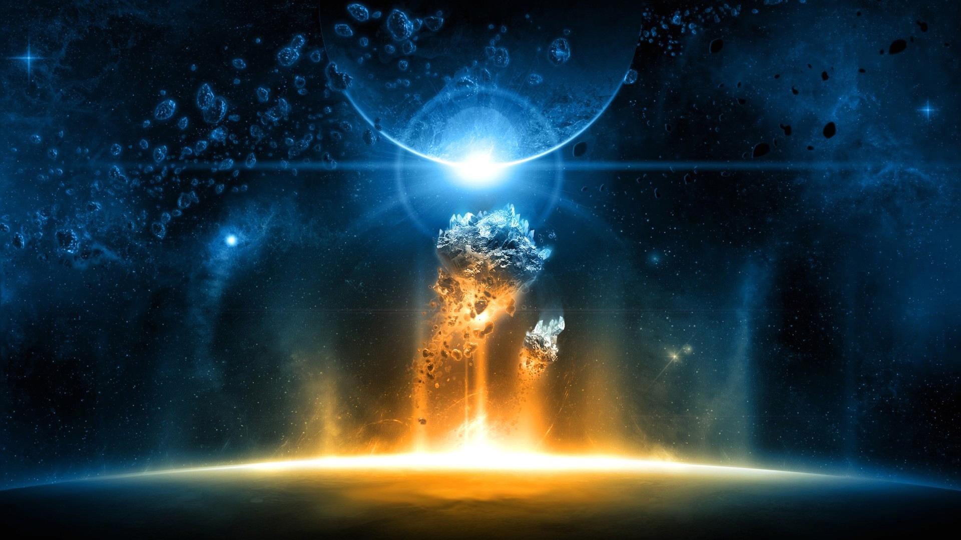star, galaxy, light, texture, backdrop, burning, no people, stars, design, digital, pattern, color, sun, fractal, black, lighting equipment, futuristic, HD Wallpaper